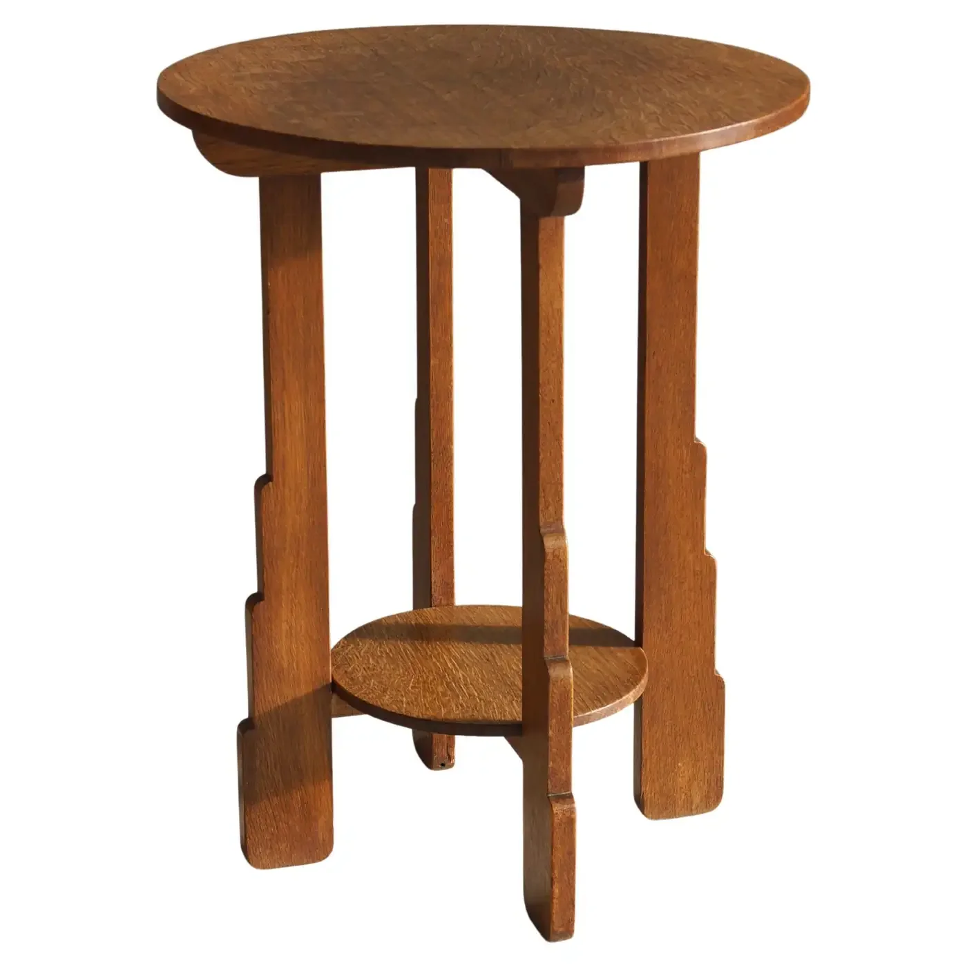 Elegant School Oak Side Table