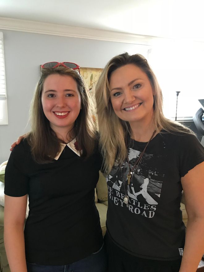 In Nashville, spent the morning co-writing a song with the beautiful Tamara Stewart, celebrated Australian country music singer-songwriter.