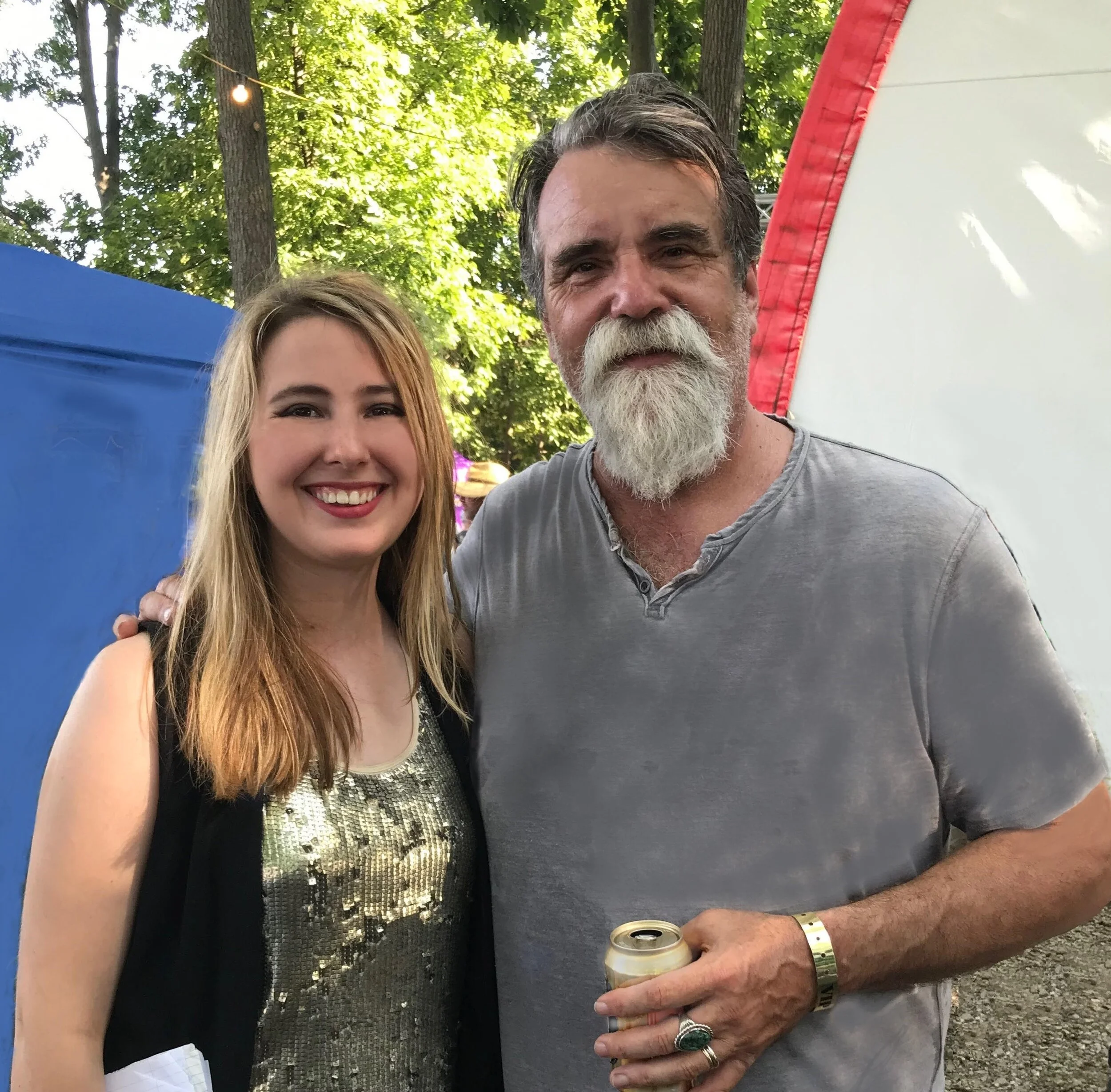 I played before one of my heroes, the great songwriter, Darrell Scott, “It’s A Great Day to Be Alive” (Travis Tritt,) “You’ll Never Leave Harlan Alive” (Patty Loveless) “Hearbreak Town” ( Dixie Chicks) and got to hang out with him backstage in the green room in Illinois.
