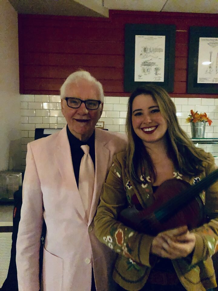 The first time I met legendary songwriter Jerry Foster who co wote 21 hits for artists such as Jerry Lee Lewis, Randy Travis, and Charlie Pride we had so much fun together. I went on to perform several times with him in Nashville. Jerry is one of the most celebrated songwriters in Nashville and a member of the Songwriters Hall of Fame.