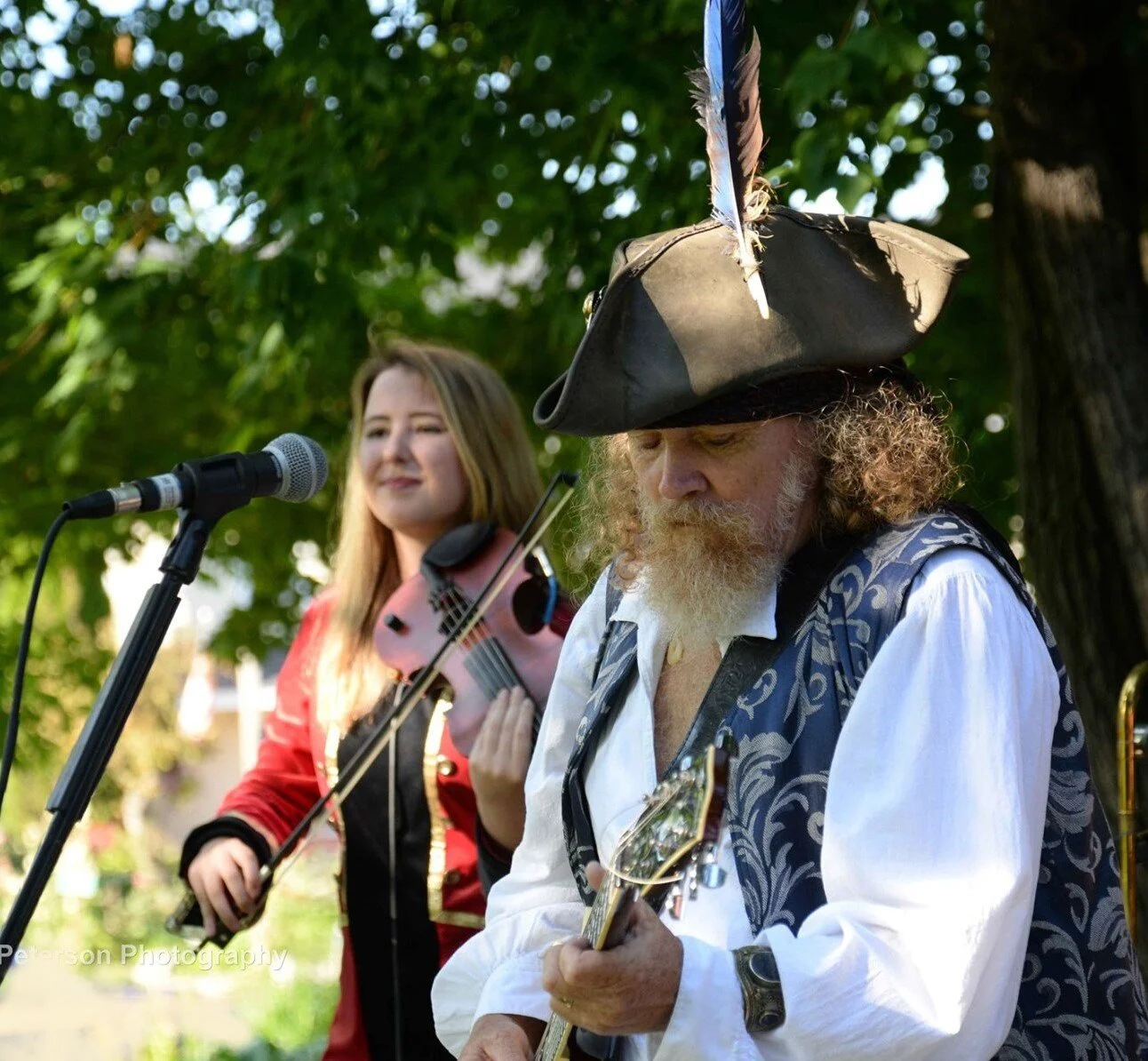 On tour for several weeks in the Great Lakes area with Tom Mason and the Blue Buccaneers. I’ve always wanted to be a pirate. So I got to be a singing, fiddle playing pirate at music festivals, yacht clubs, venues, and street dances all over Michigan, Wisconsin, and Minnesota.
