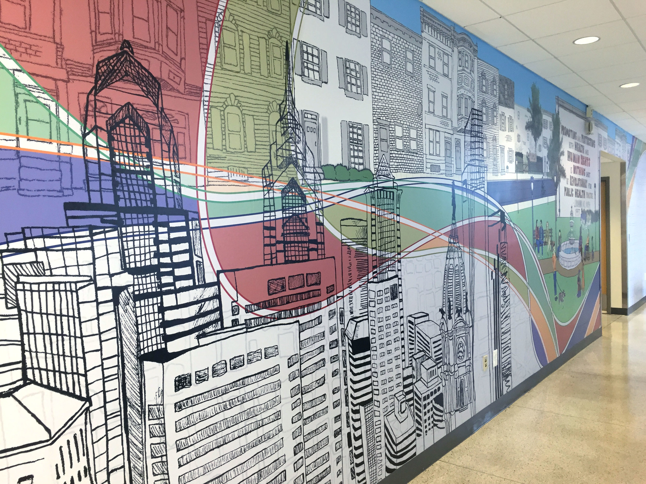 Drexel School of Public Health Mural