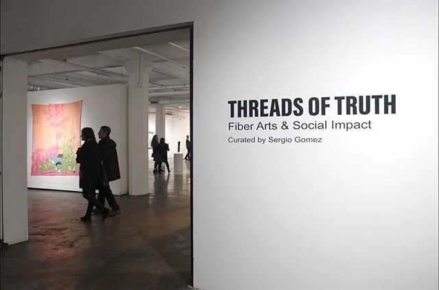Threads of Truth exhibition at Zhou B Art Centre, Chicago. Delighted my piece, One Breath, is a part of the show.  Up until February 21, 2020.
#threadsoftruthshow #canadianartists #fiberart #fiberarts #fibreart #nbartist #canadianartis #artexhibitions