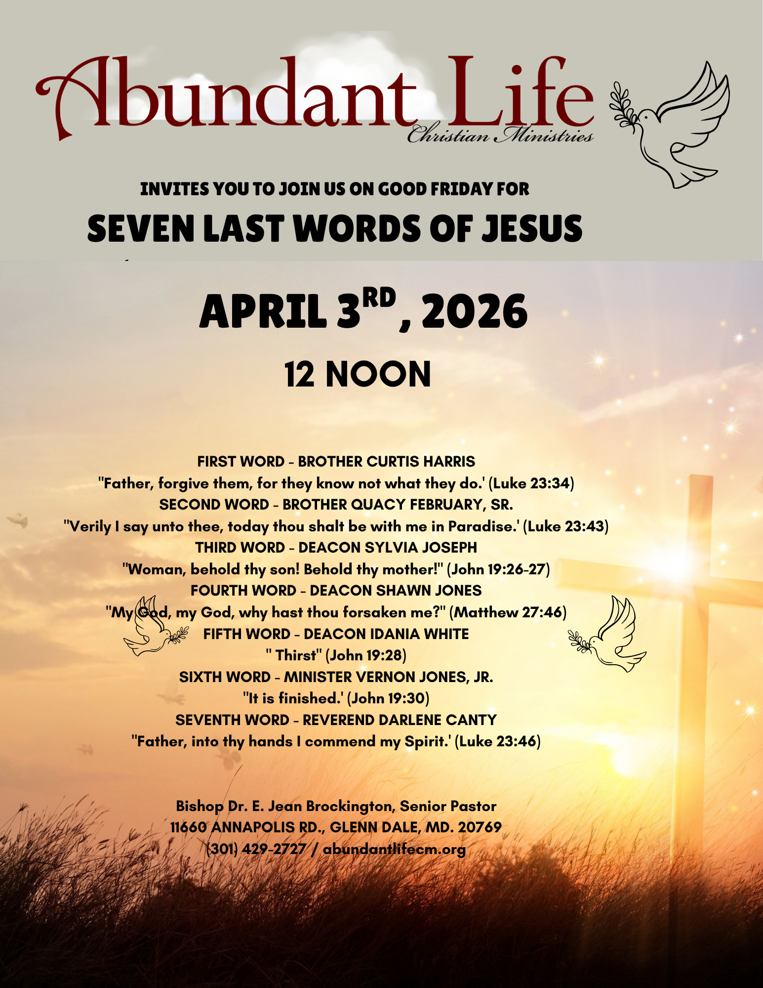 Good Friday Service Flyer