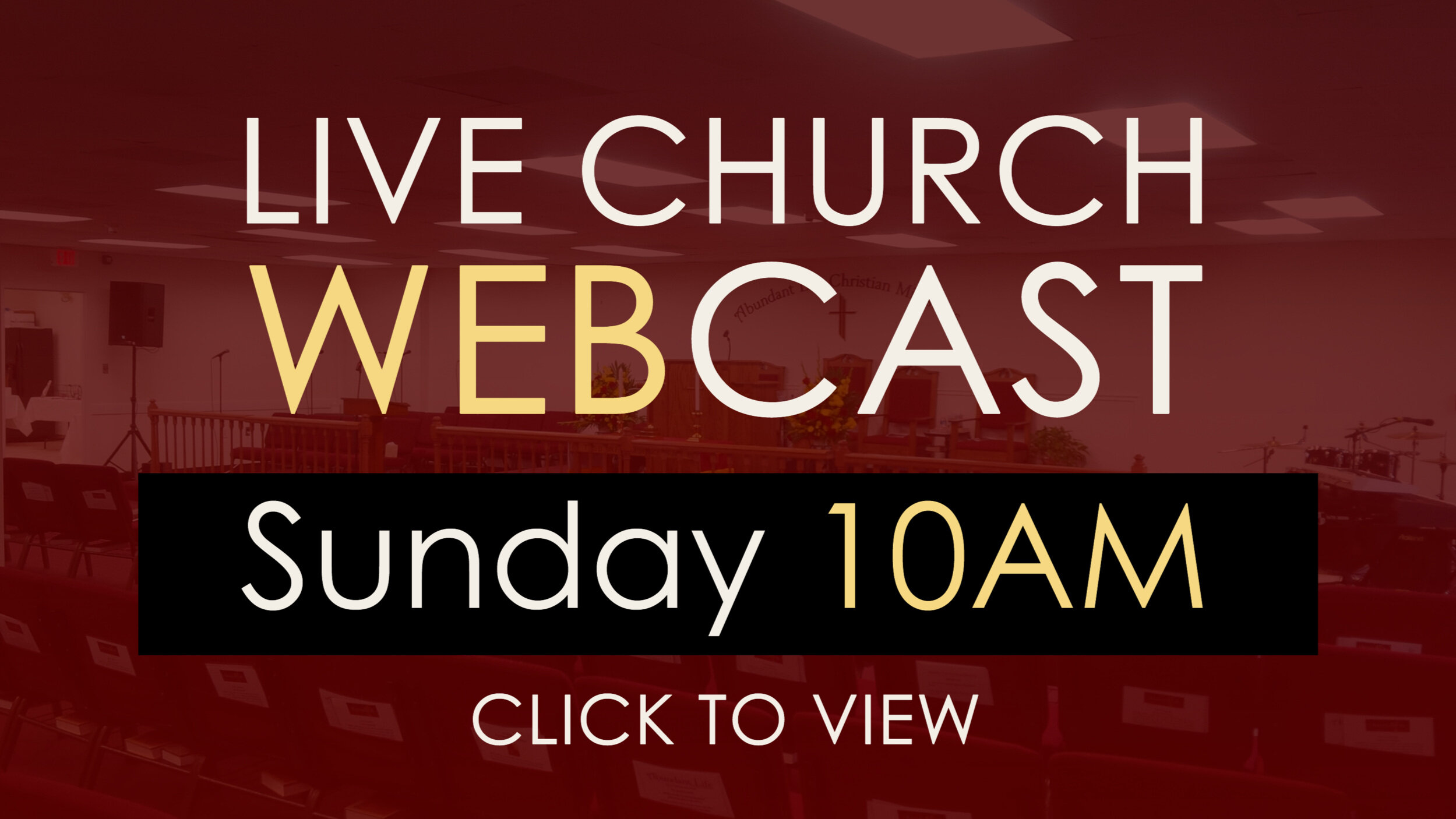 Live Webcast