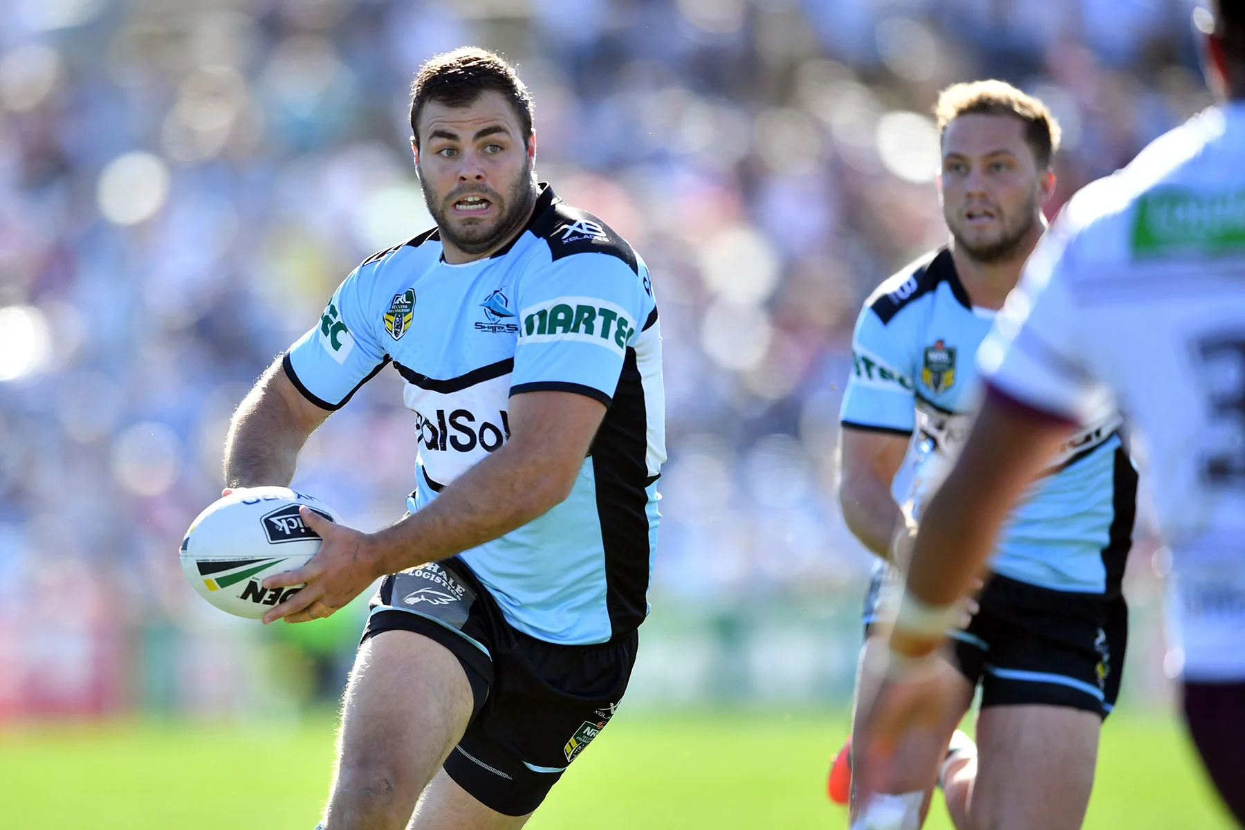 Wade Graham Cronulla Sharks NRL on field