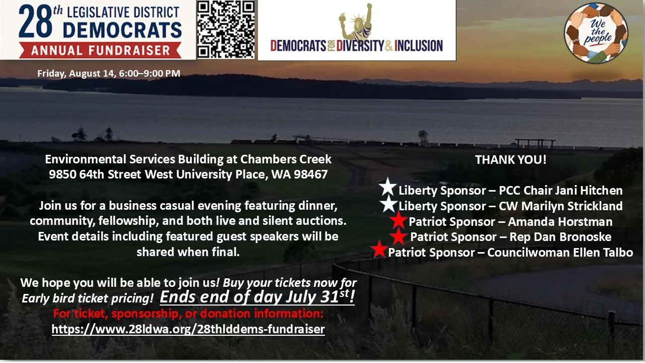 28th LD WA August 2026 Fundraiser