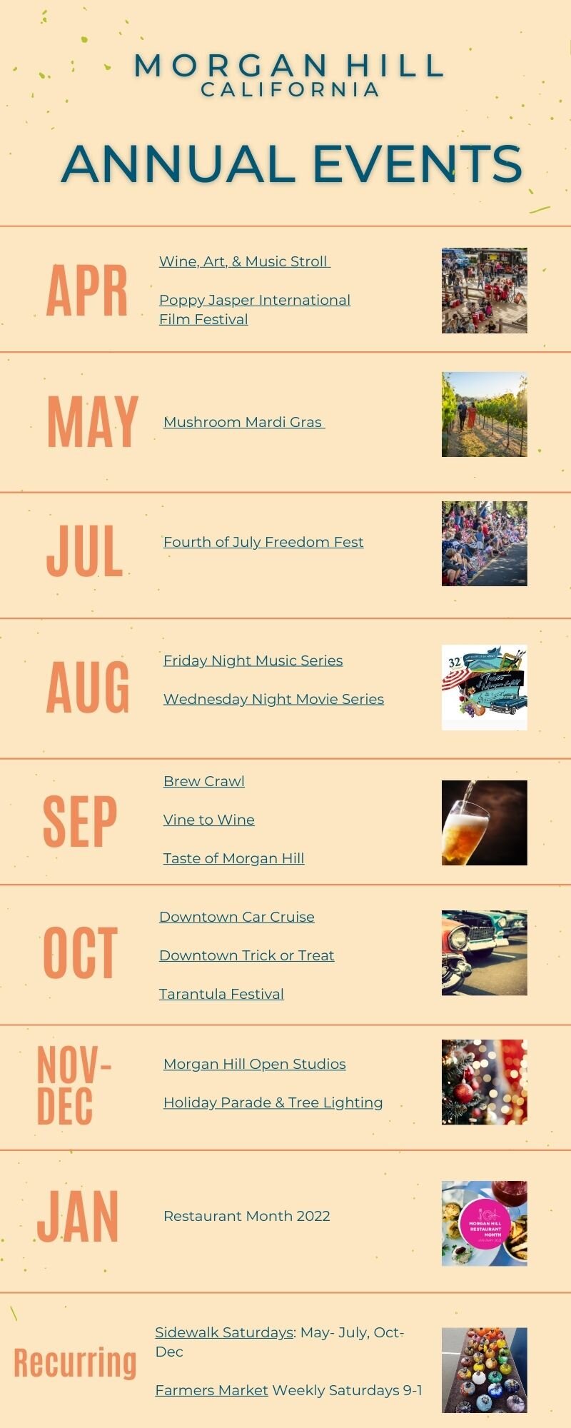 Signature Annual Events Calendar Visit Morgan Hill