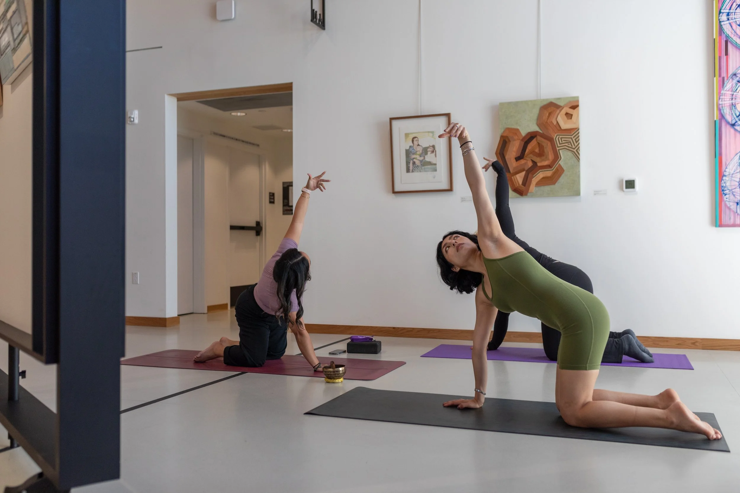 Yoga in the Gallery - February