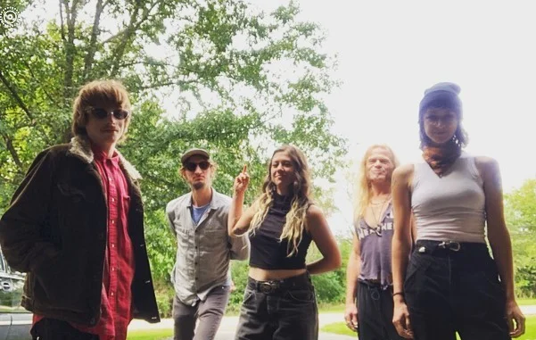 Capping off a sick Midwest run with the axxa cr&uuml; tonight back home @the_lazy_diamond with @harriers.of.discord and Wasting! Come say hey!

Also in two days on October 12th, I'll be back behind the synth in @tongues.of.fire playing at sick show a