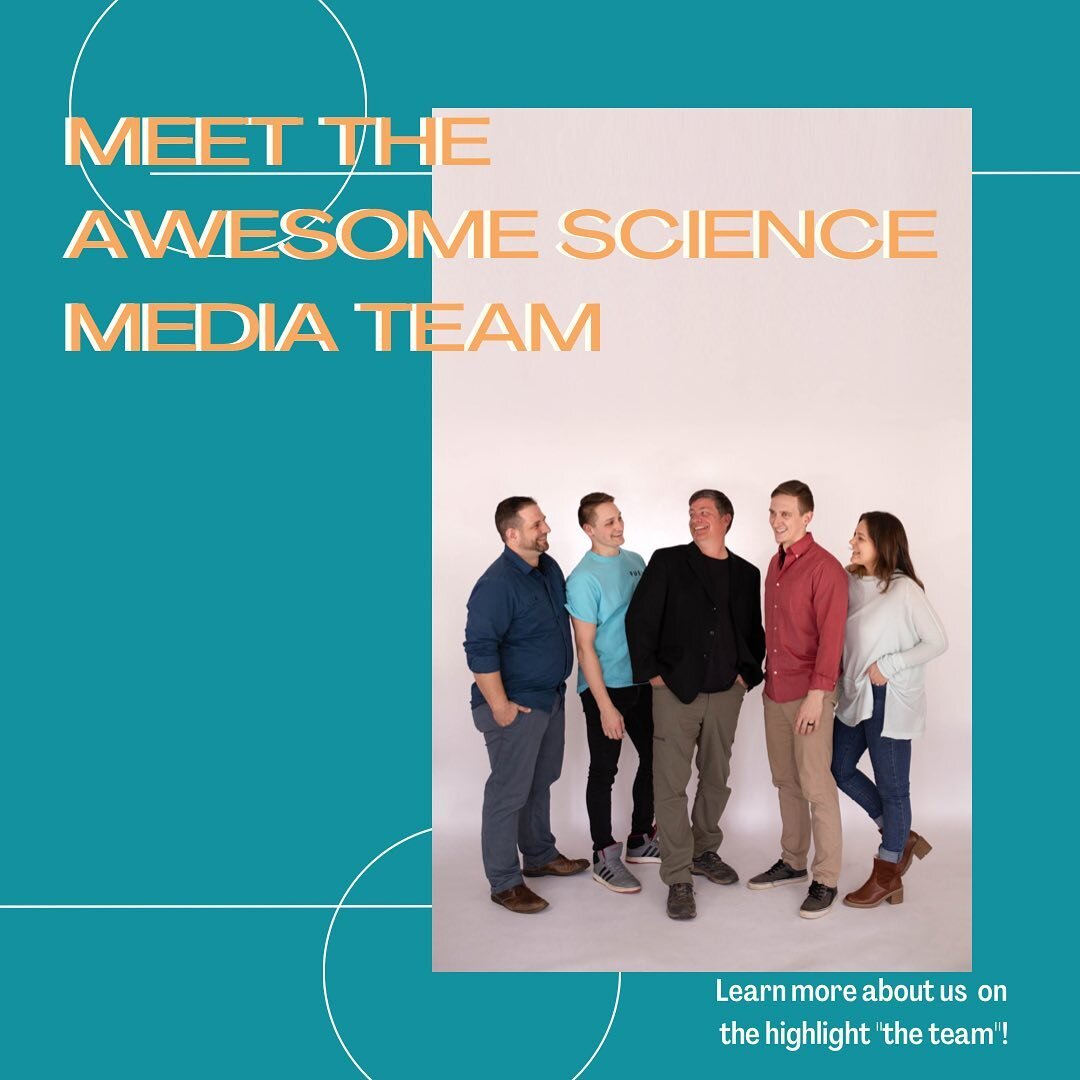 Awesome Science Media🔬
Have you ever wondered who the faces are behind the company? Well here they are!👏🏼 
We are all thankful to create and serve you all with the gifts God has given each one of us! Check out our highlight &ldquo;meet the team&rd