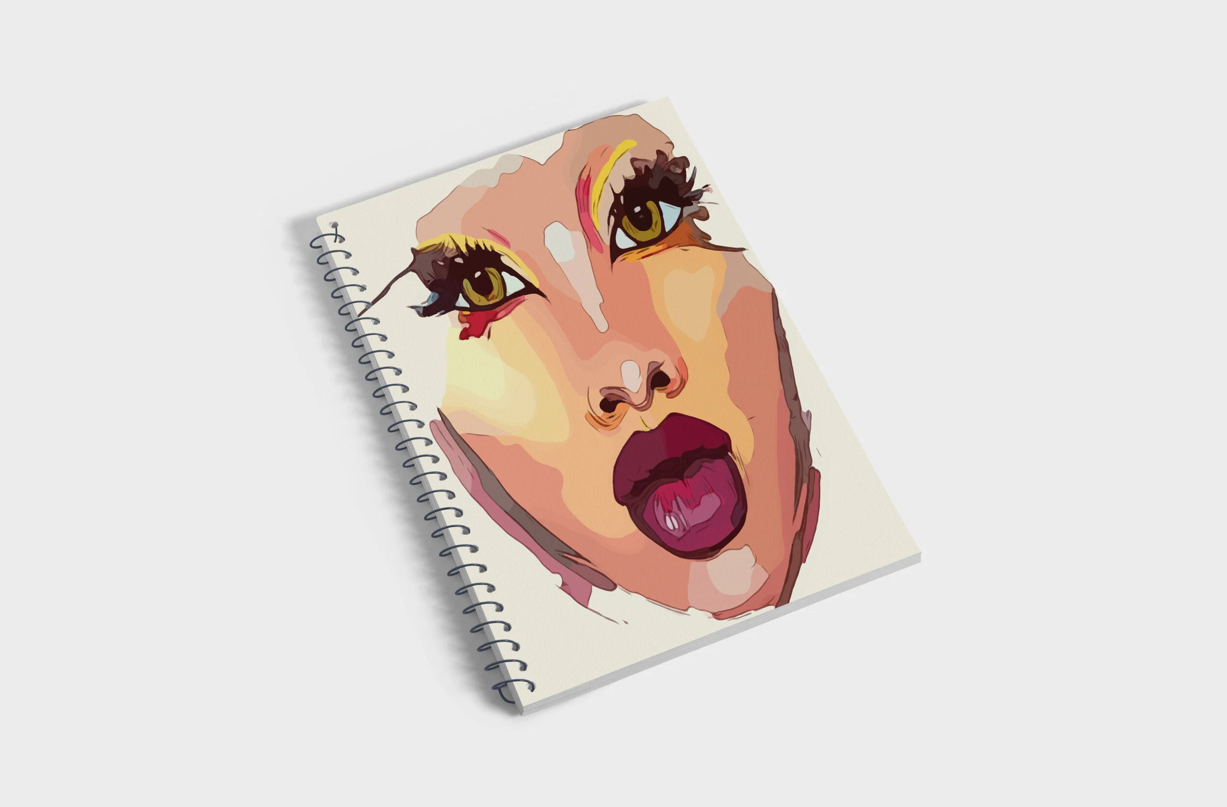  1 Subject Notebook 70 College Ruled Pages Cover is not 3-hole punched, only pages Size: 10.5"x 8" Cover: Matte or Semi gloss 