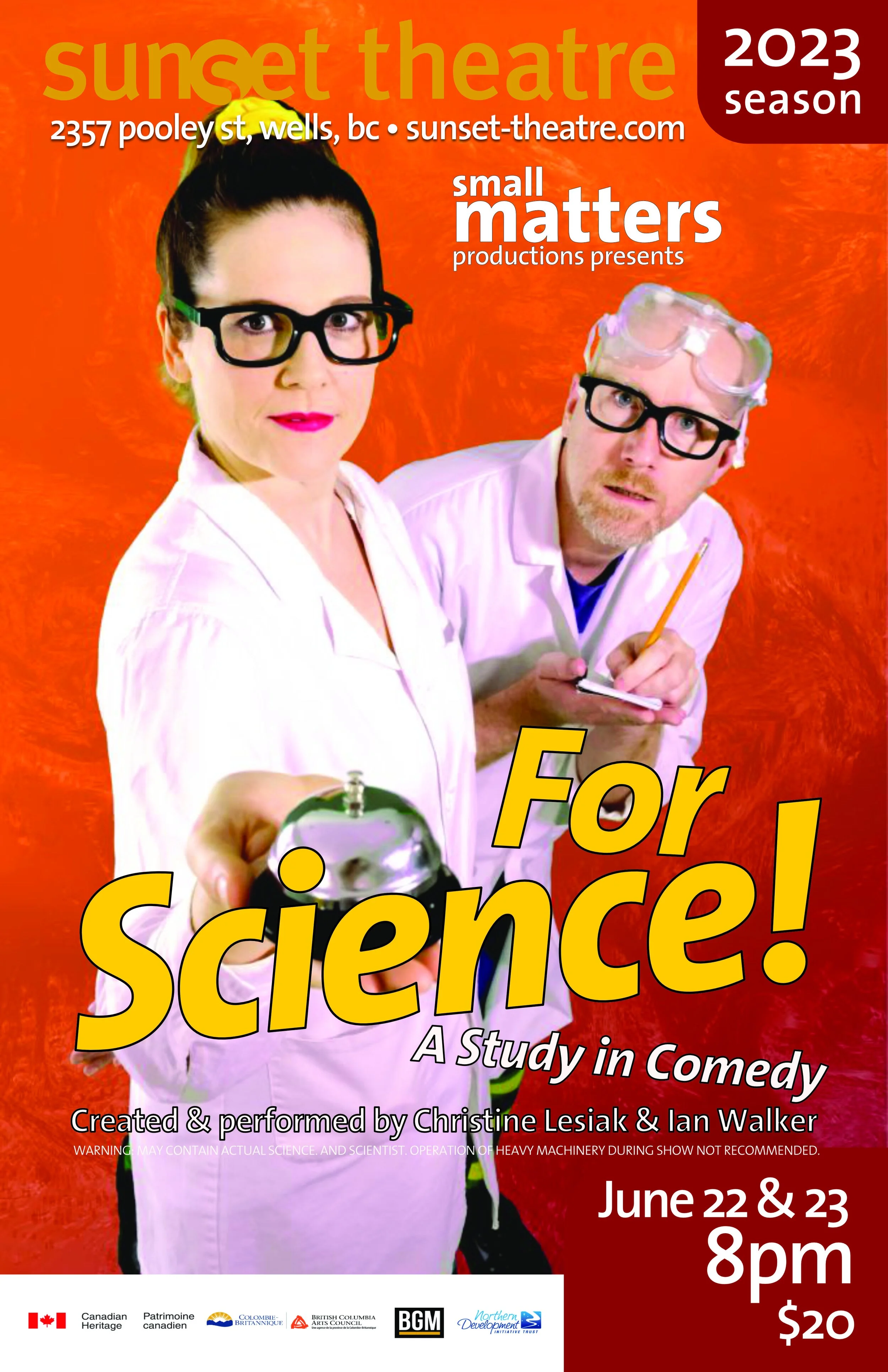 For Science! • 22 & 23 June 2023