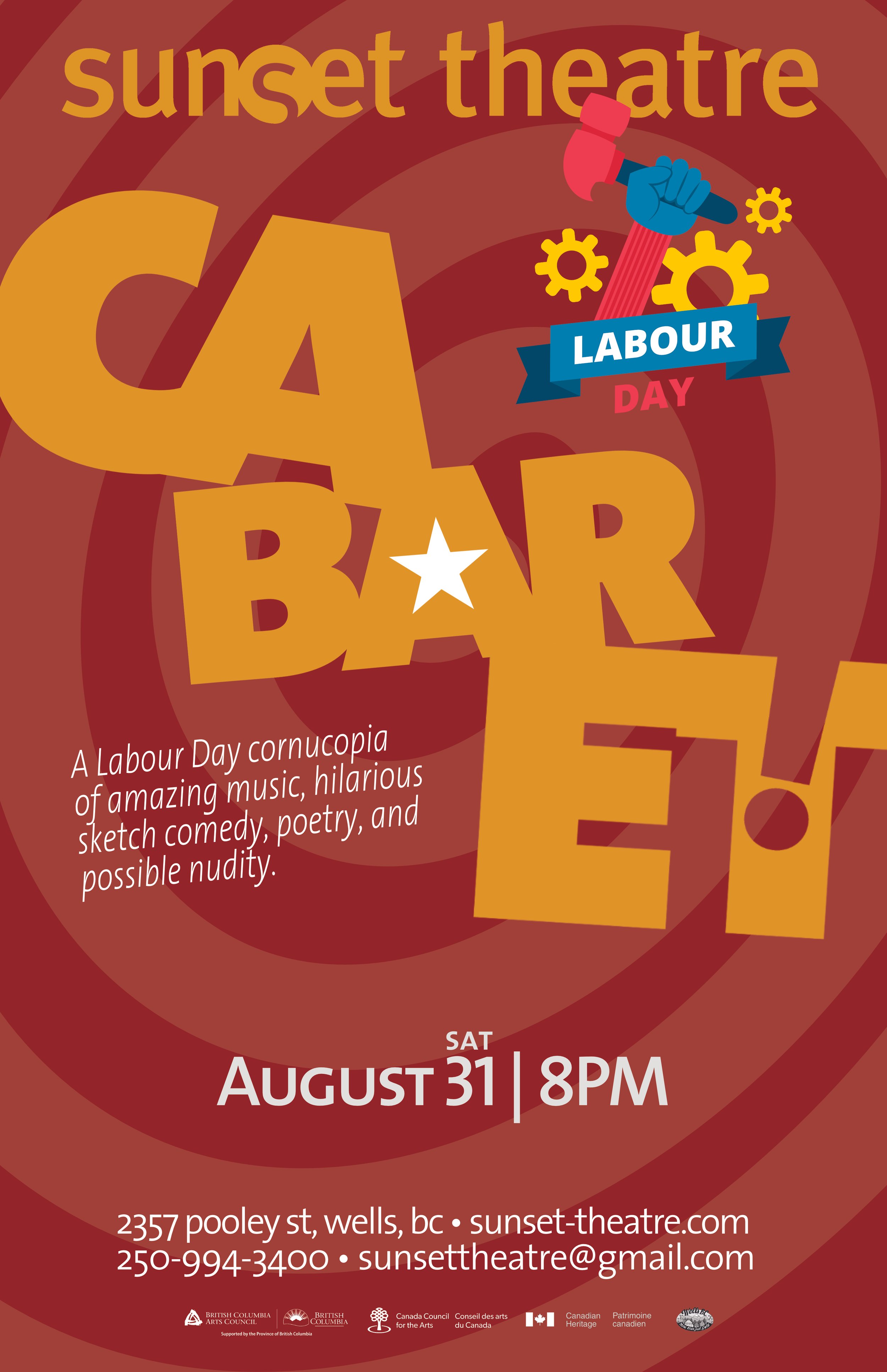 LABOUR DAY CABARET