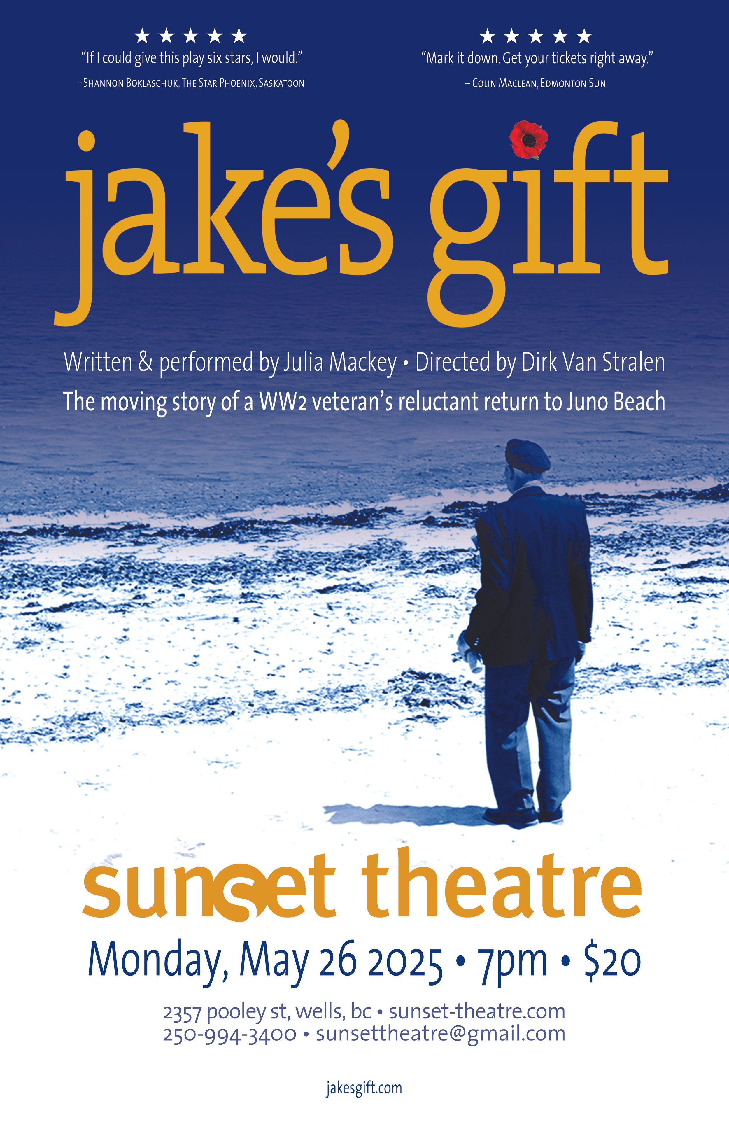 Jake's Gift • Written and Performed by Julia Mackey