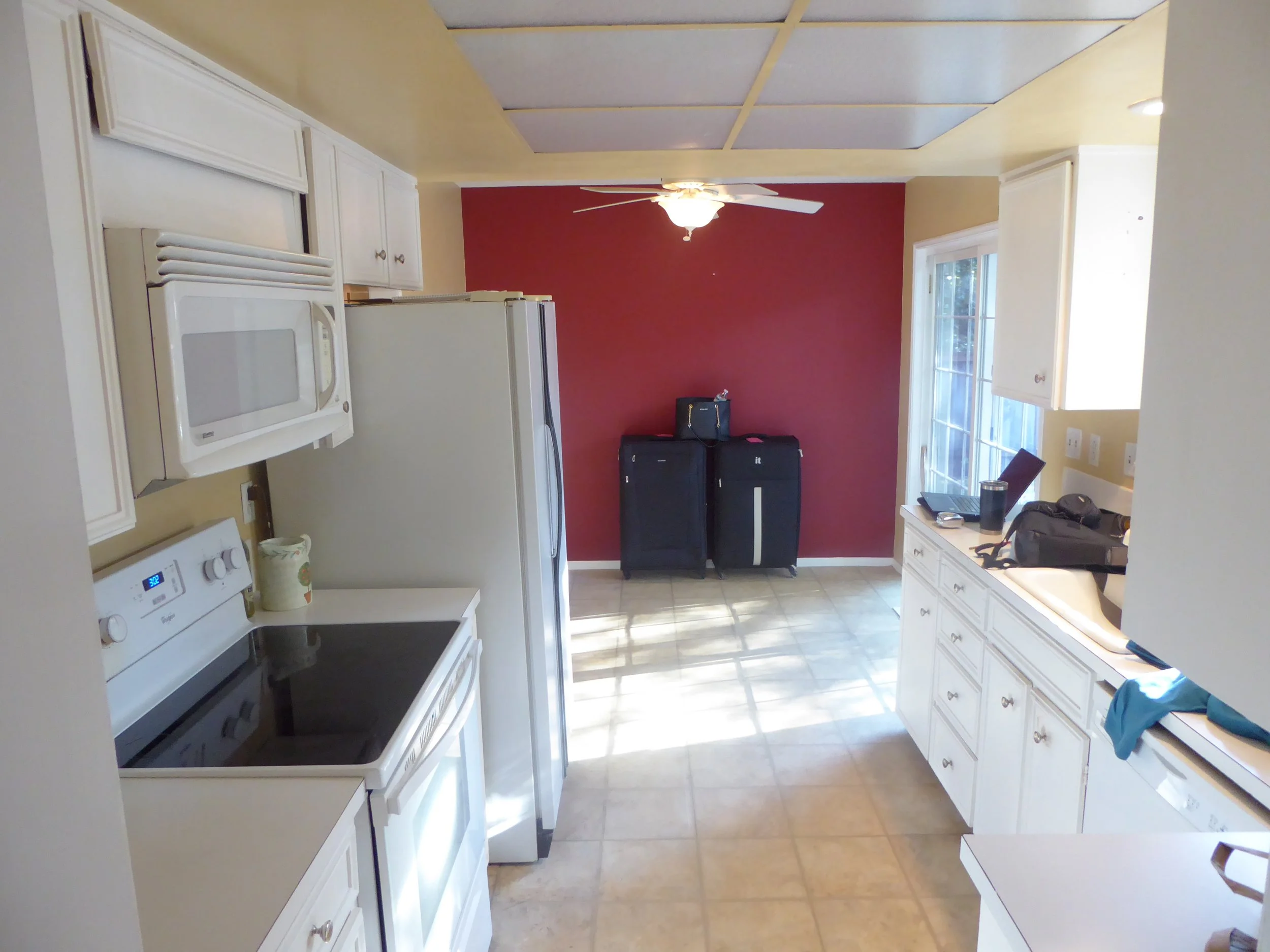  Existing Interior Before Vaulted Ceiling. 