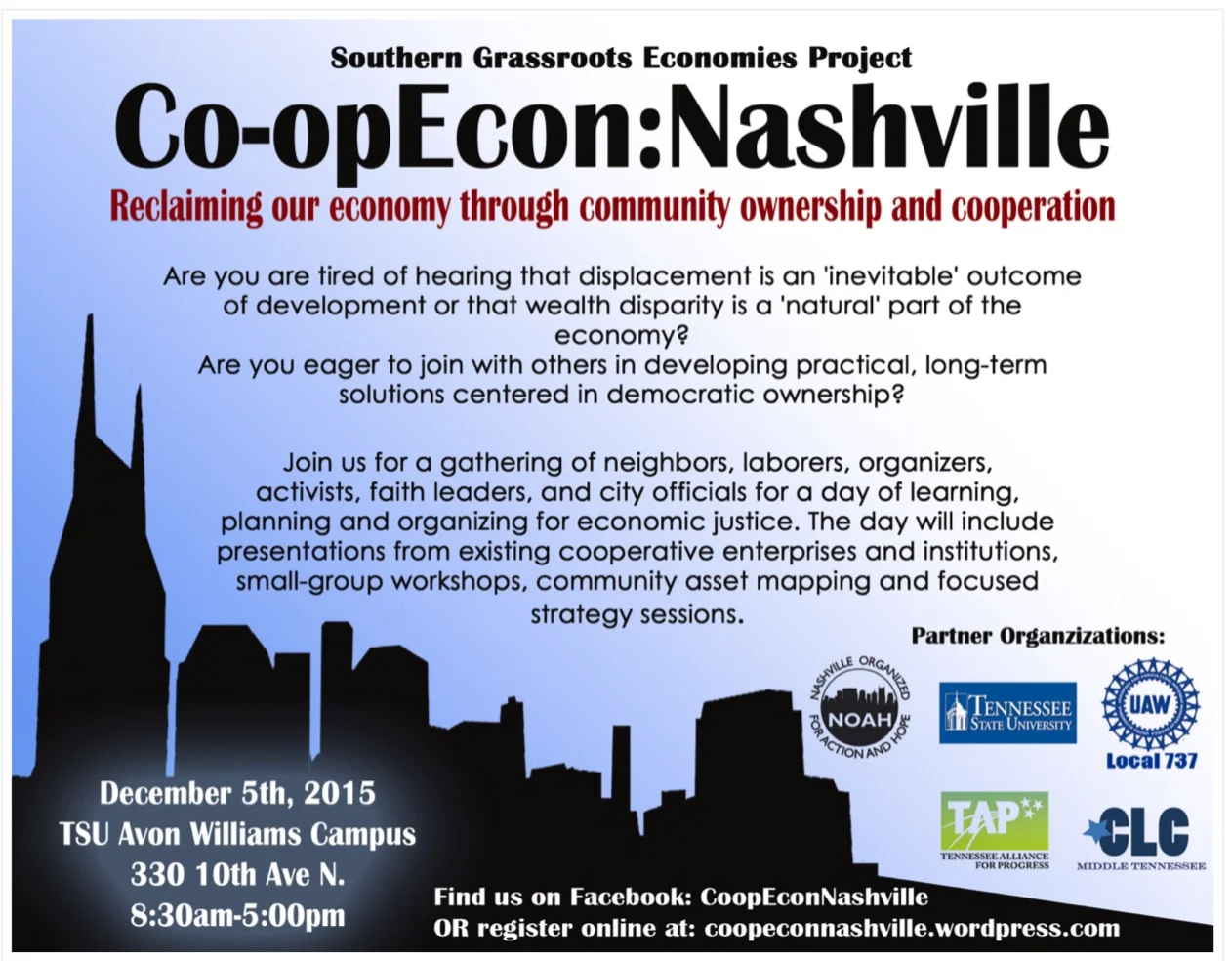 Our first conference (December 2015)