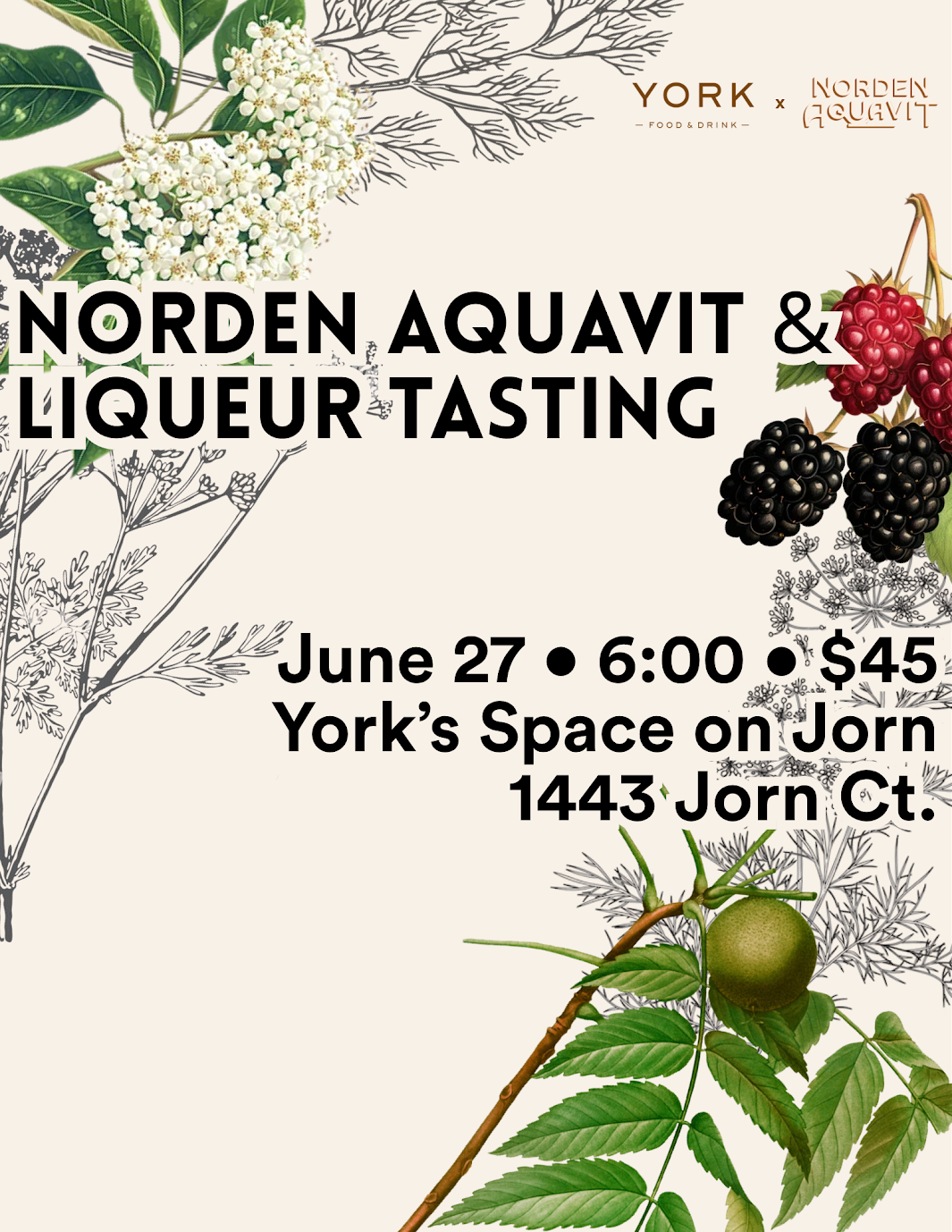 Taking Up Space Series: Norden Spirits Tasting
