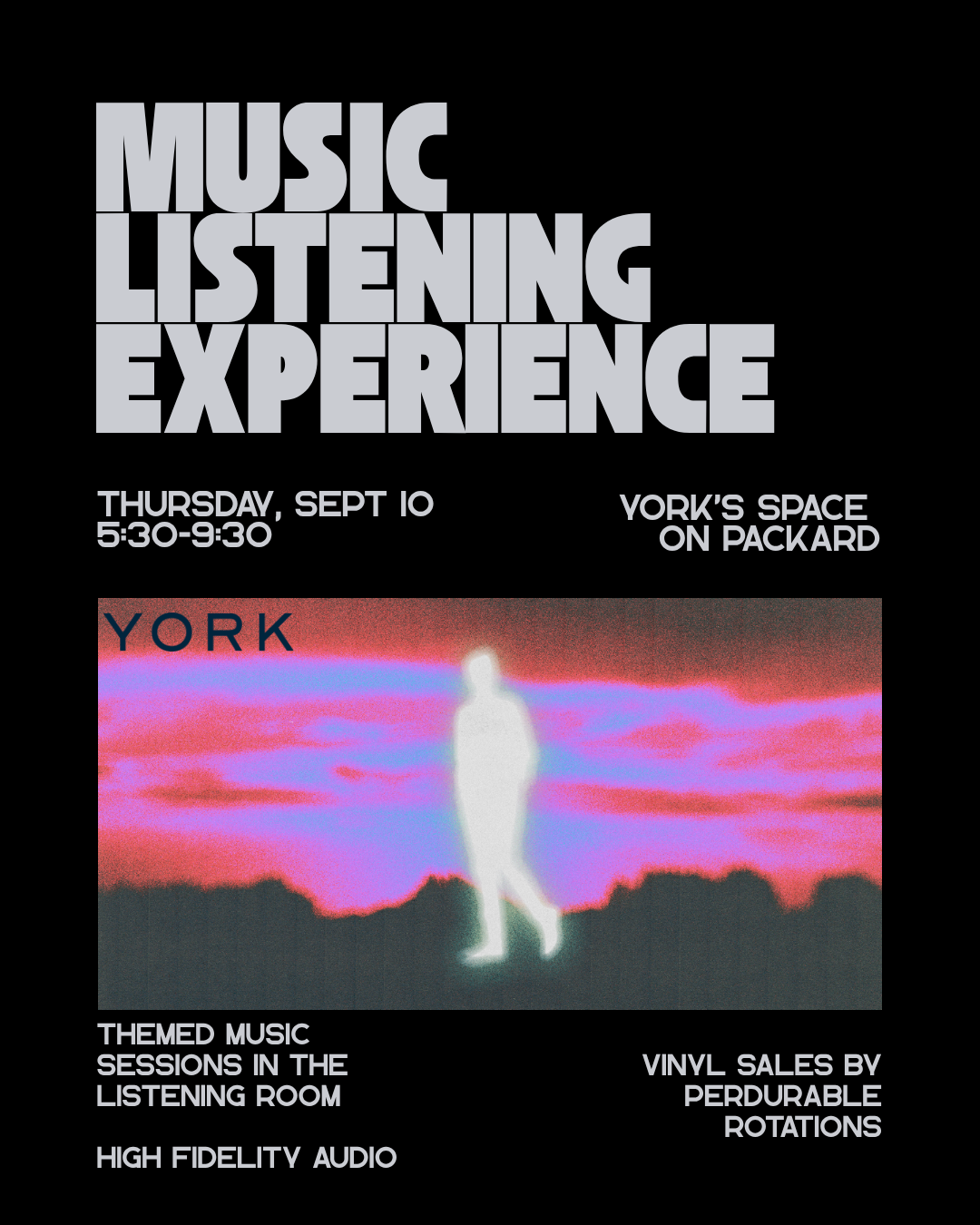 Listening Bar Experience at Space on Packard