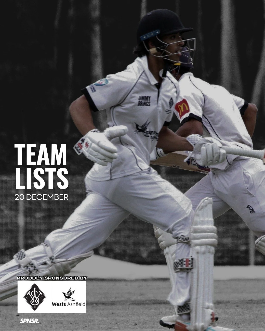 Ready for another huge day of cricket. Our line-ups are confirmed for tomorrow's games across Bankstown.

Go well, Gents!

#swoopingseason #betterpeoplethroughcricket