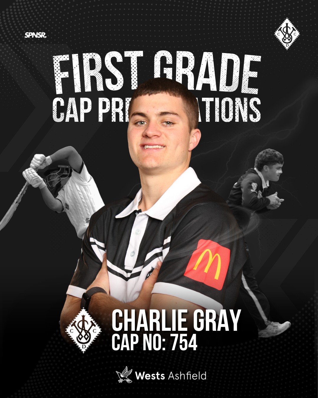 What a day for the club! 

Congratulations to Charlie Gray, first grade cap number 754. 
Charlie's worked incredibly hard throughout the year and had some fantastic performances in second grade to earn himself a first grade debut. 

Enjoy the wonderf