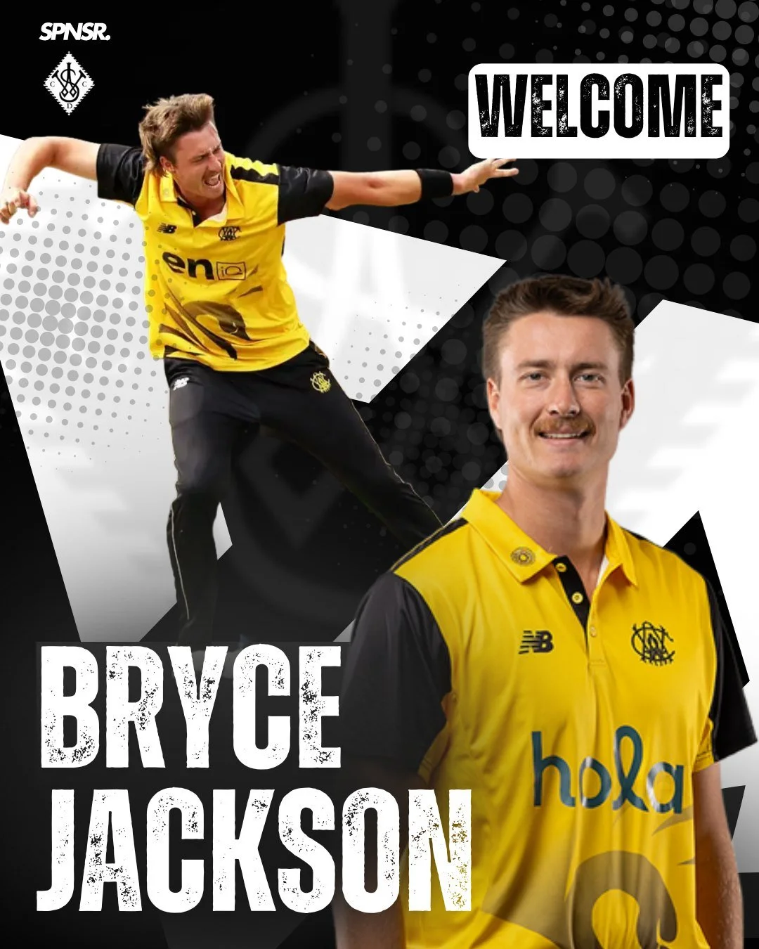 Good news is hard to keep quiet.

Lets give a big warm welcome to Bryce Jackson who will be joining us for season 2026/27.

The big fella joins us from WA having secured a contract with NSW.

We look forward to seeing him in the black and white come 