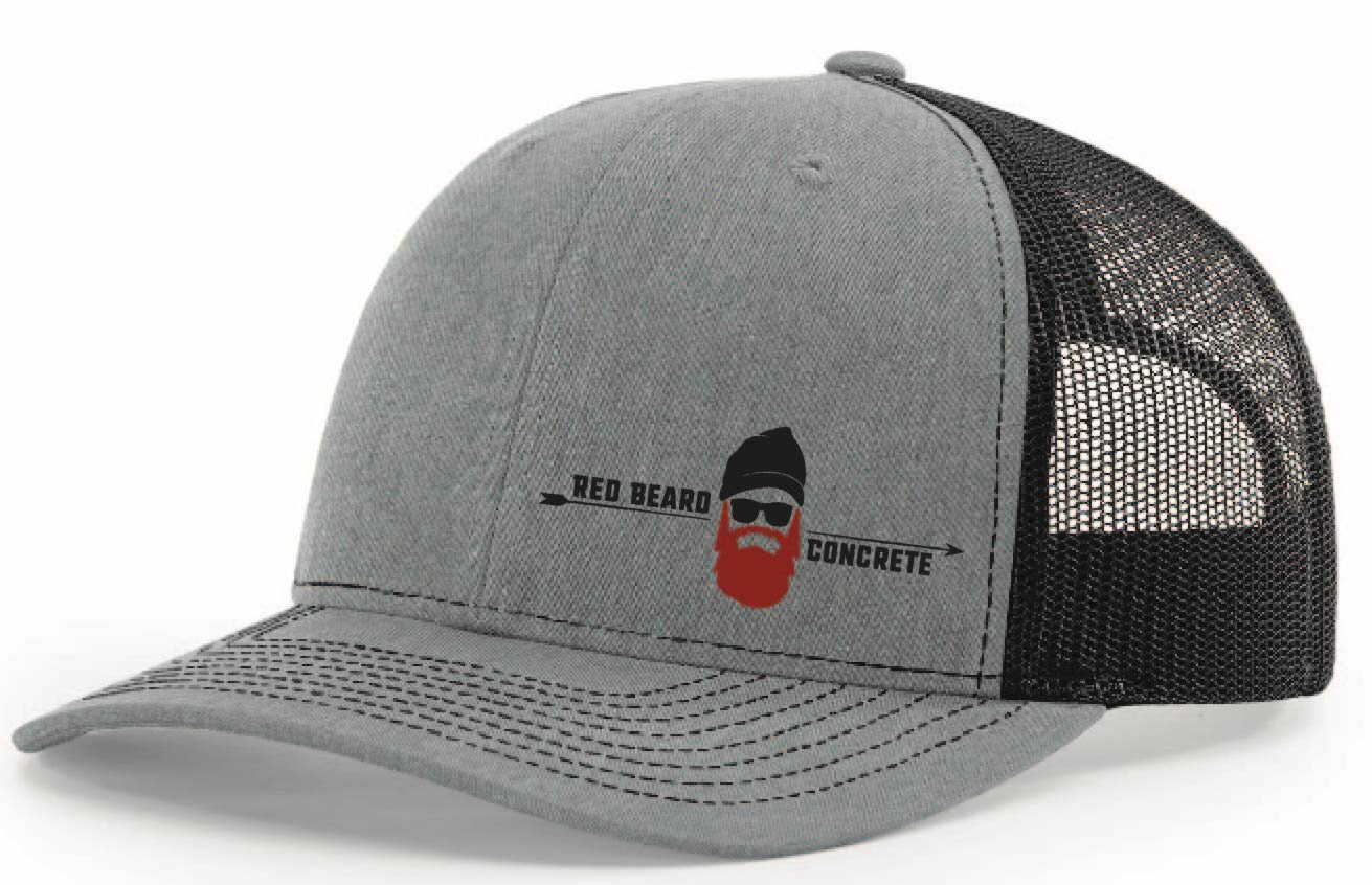Gray and Black Trucker Hat