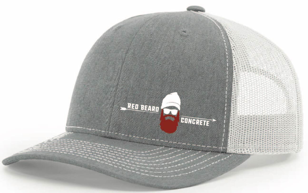 Gray and White Trucker Hat