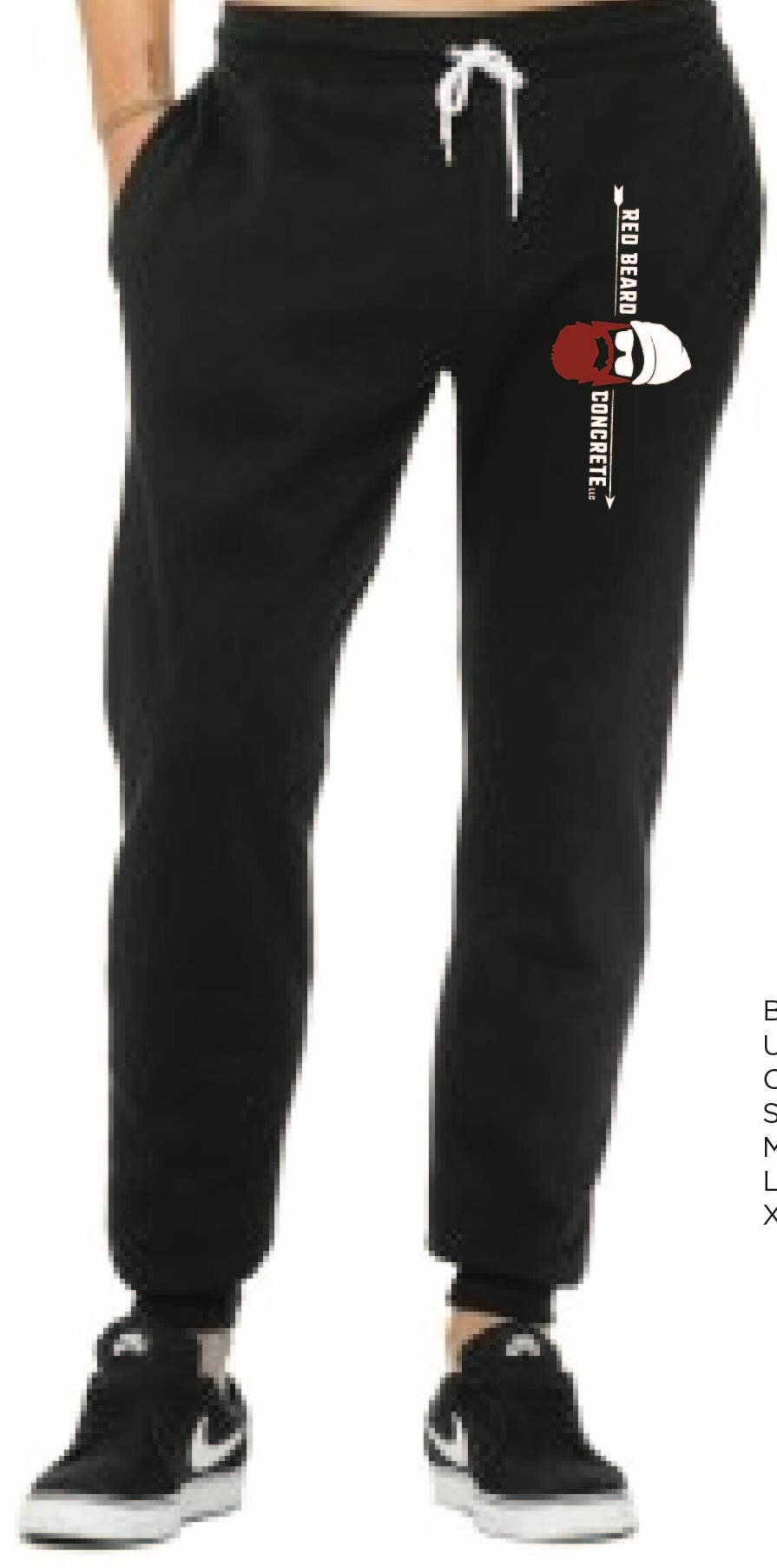 Unisex Black Jogger Sweat Pant