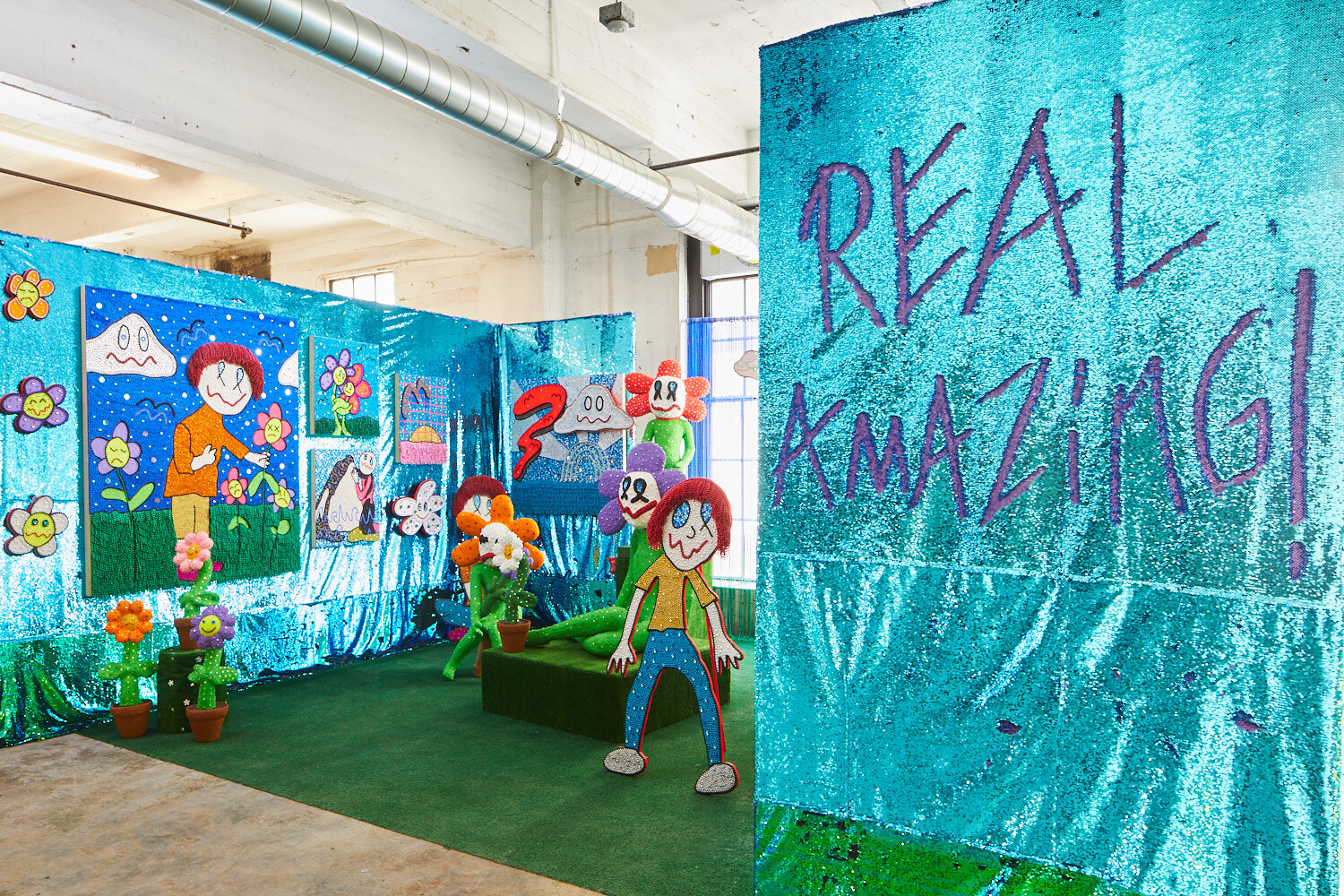 'Real Amazing!' by Benjamin Cabral curated by Lauren Powell - image (c) SPRING/BREAK Art Show 2020"Image by Samuel Morgan Photography"&nbsp;