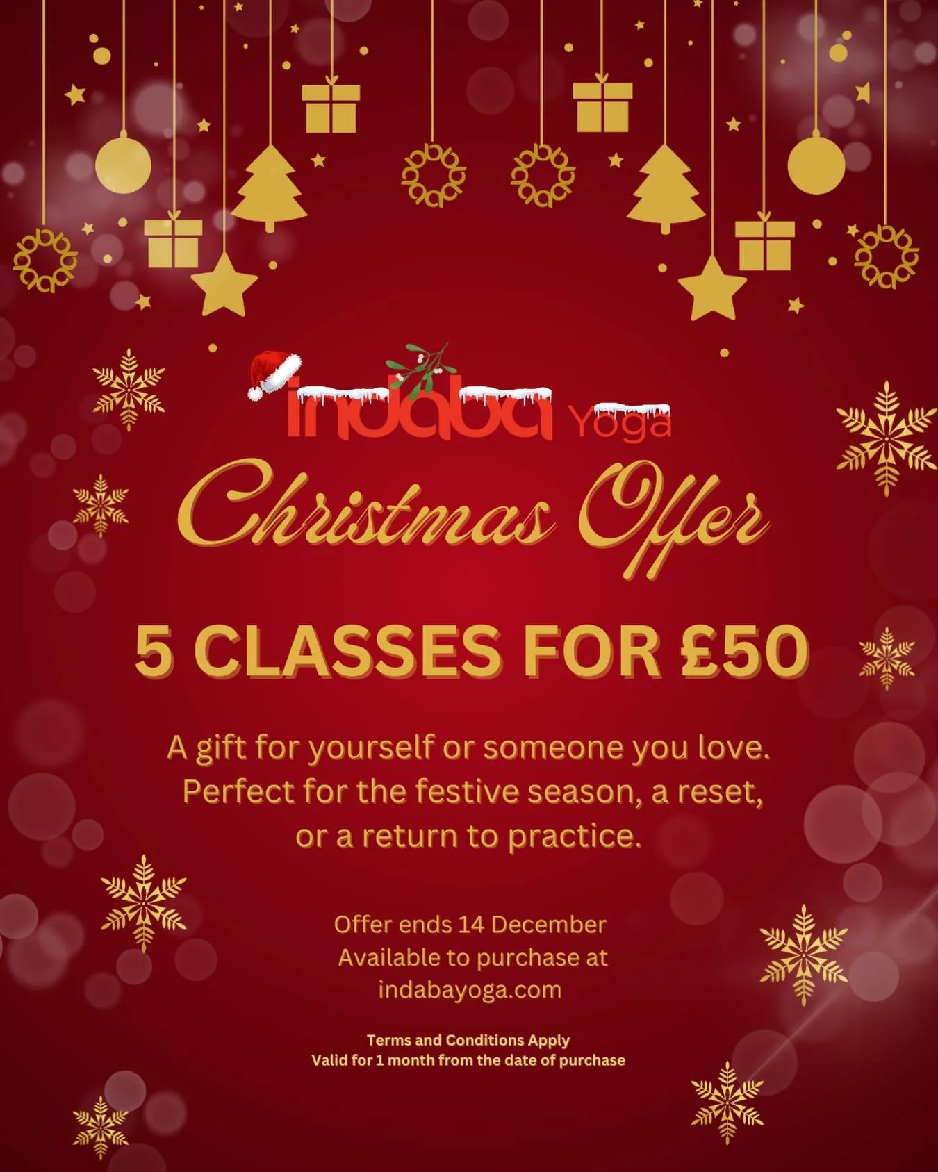 Busy days, but you&rsquo;re still flowing, 🌟 Warm lights in the studio glowing. 💛 Milo and Rocco, our sweet studio dogs in tow, 🐾 Curled up on their blankets taking things slow. 🌝
Move and breathe in our winter yoga haven, ✨ Warm Morning Flow or 