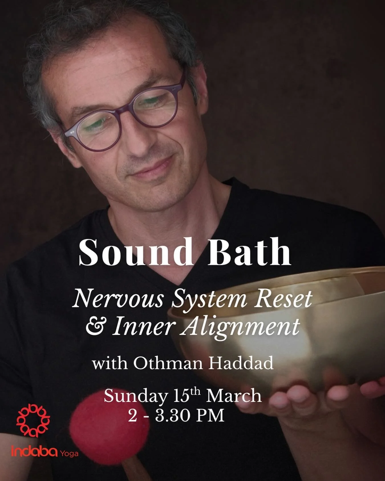 Sound Bath in London | Nervous System Reset
 In studio with Othman Haddad &ndash; Sunday 15 March | 2:00&ndash;3:30pm

In a world that constantly activates the mind, this sound bath offers something different: a structured space to regulate the nervo