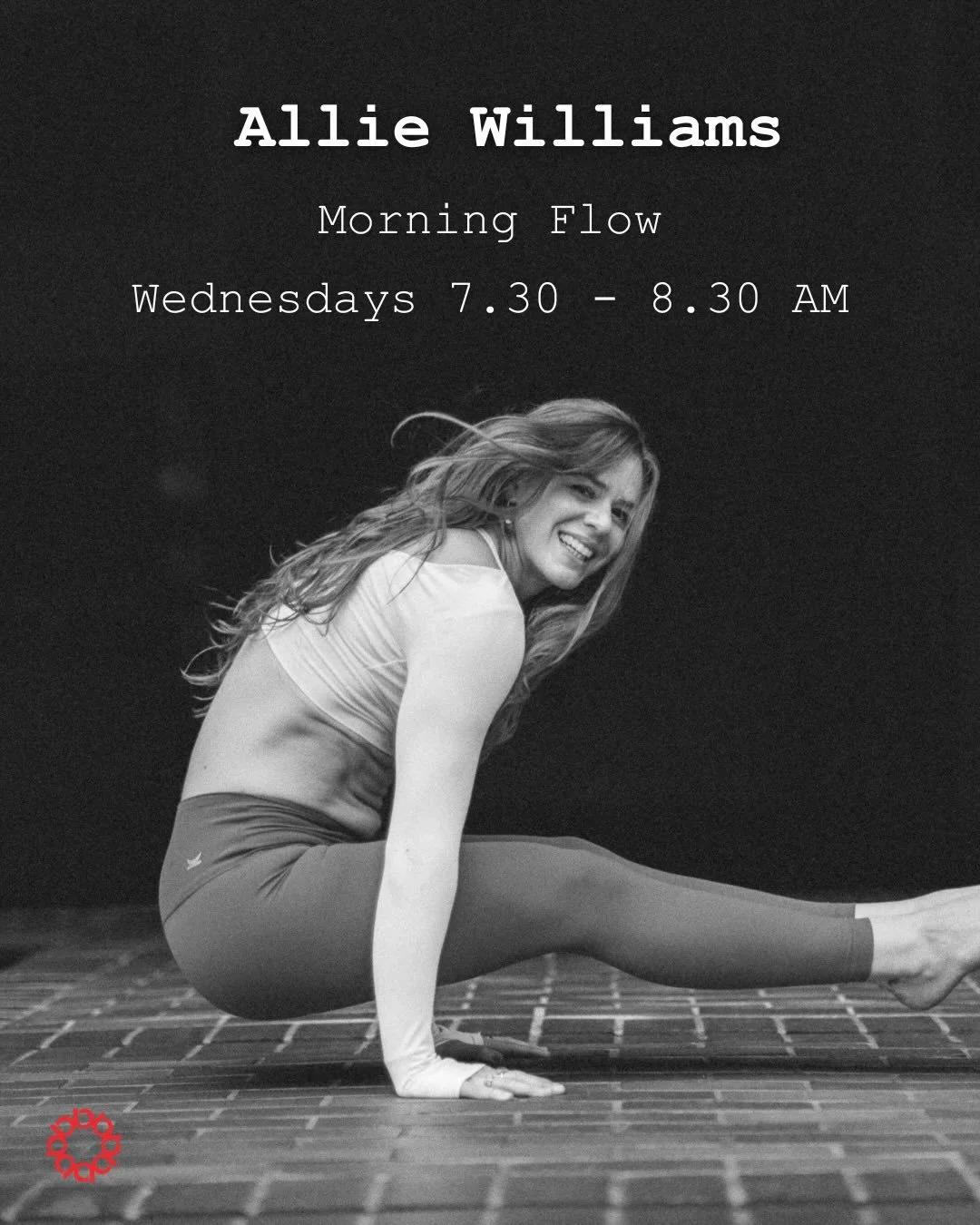Meet Allie Williams. ✨
Allie&rsquo;s classes are a beautiful balance of grounding presence and dynamic energy. Thoughtfully structured and intelligently sequenced, her Warm Morning Flow classes begin gently, especially important for early mornings,  