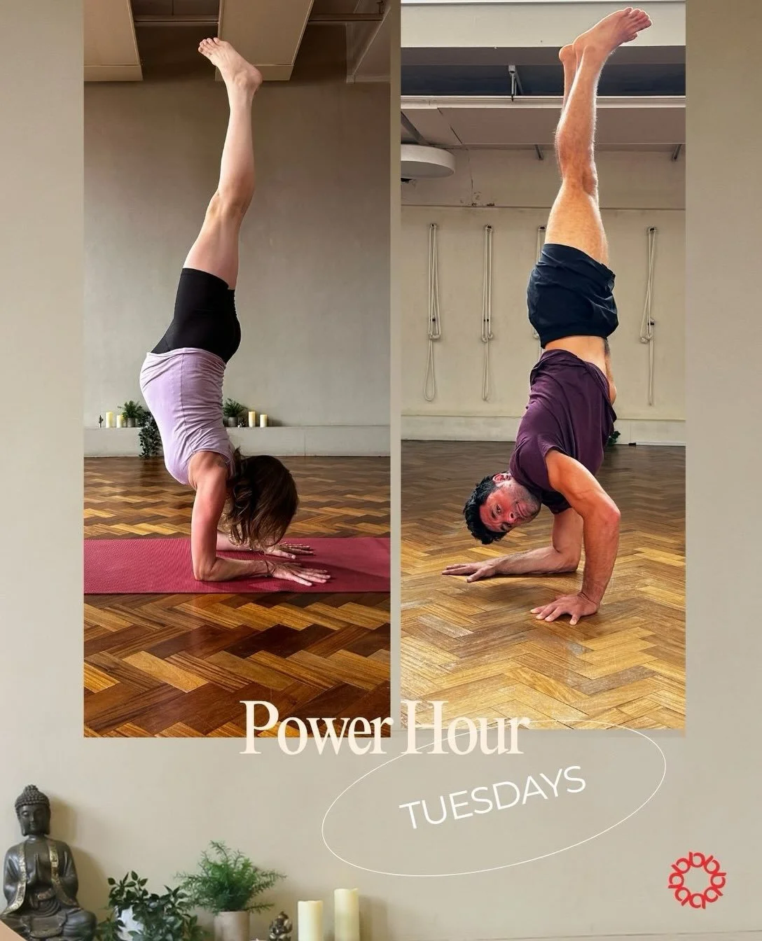A beautiful new chapter has begun for Candy @candyyogini and Claudio @claudioyogi , as they welcomed their little human to this side of the world. 🤍

The wonderful Dania Ruiz @daniamariayoga has been looking after Tuesday Power Hour over the past mo