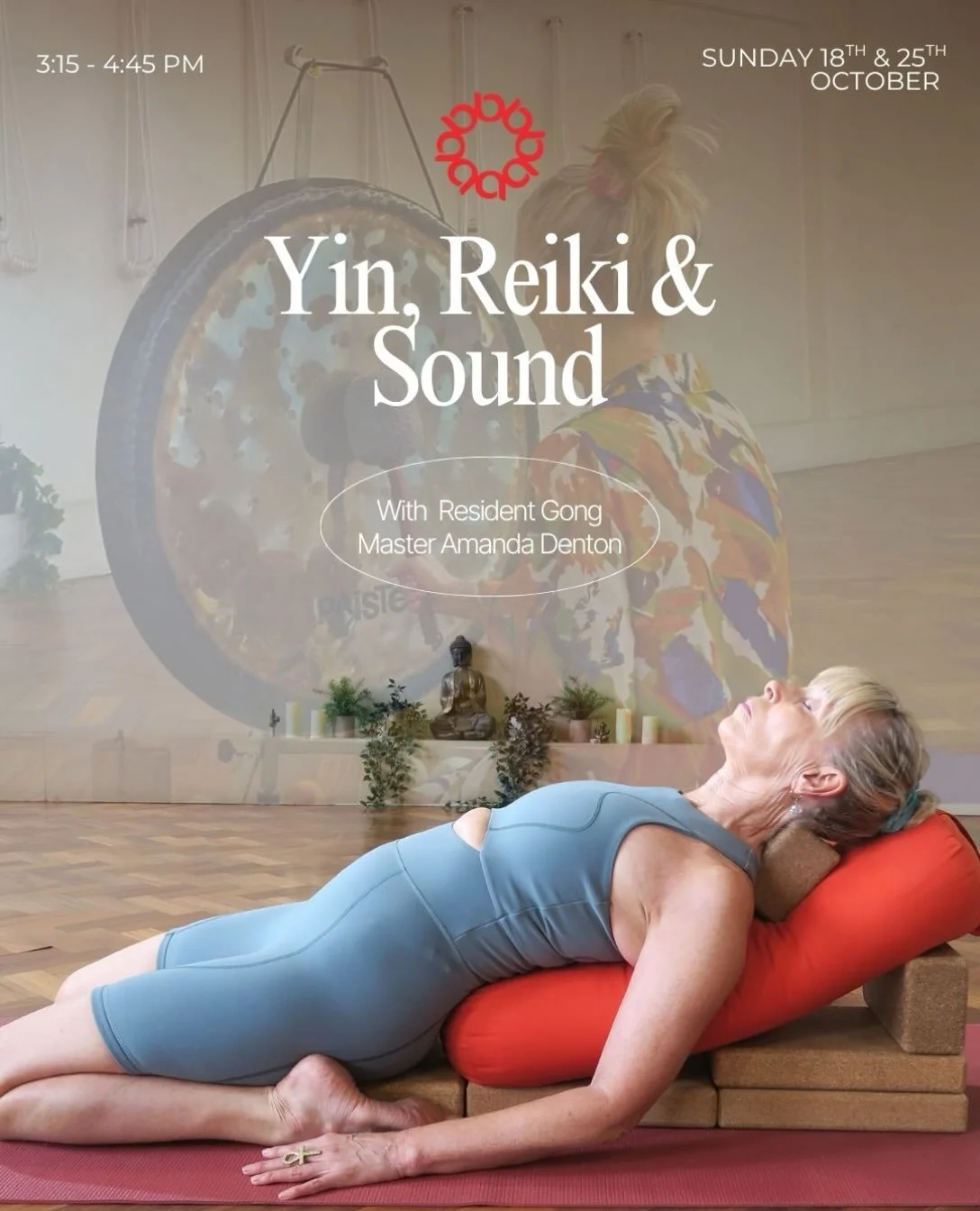 ✨ Yin, Reiki &amp; Sound with Amanda Denton ✨

Give yourself the gift of slowing down, softening and reconnecting with yourself. 🤍

Join our Resident Gong Master, Amanda Denton, for a deeply nurturing journey combining gentle Yin Yoga, the healing t