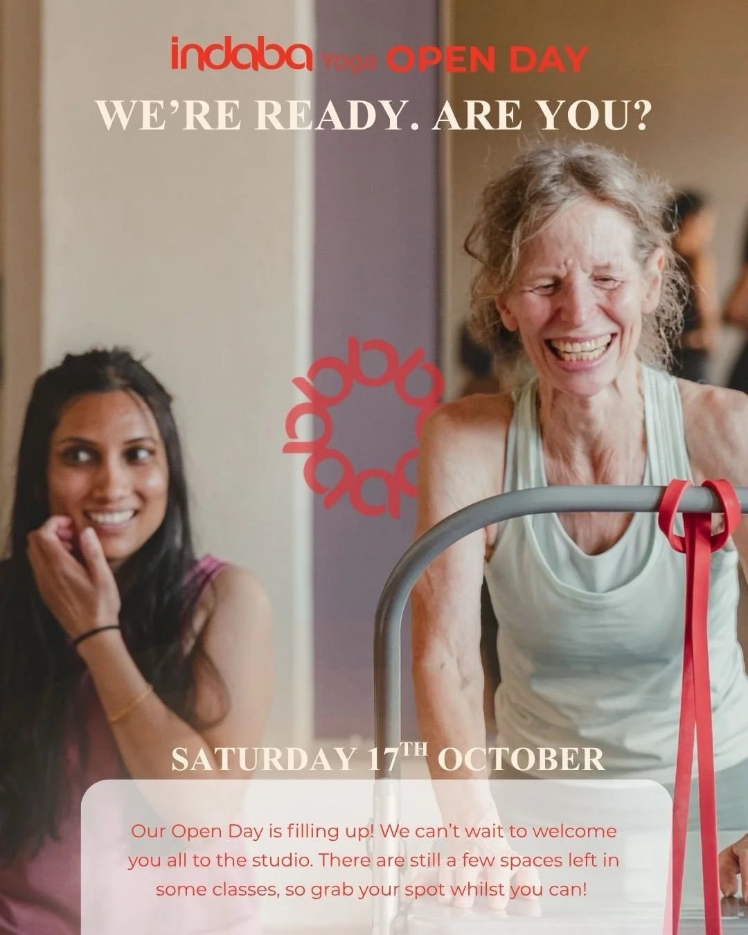 ✨ 3 DAYS TO GO! ✨

We&rsquo;re getting ready to welcome you to Indaba Yoga Open Day this Saturday, 17 October, and we can&rsquo;t wait to share this special day with you! ❤️

Come along for a wonderful day of free yoga, explore different classes, mee