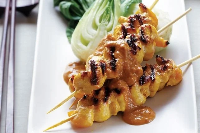 Chicken and Beef Skewers 