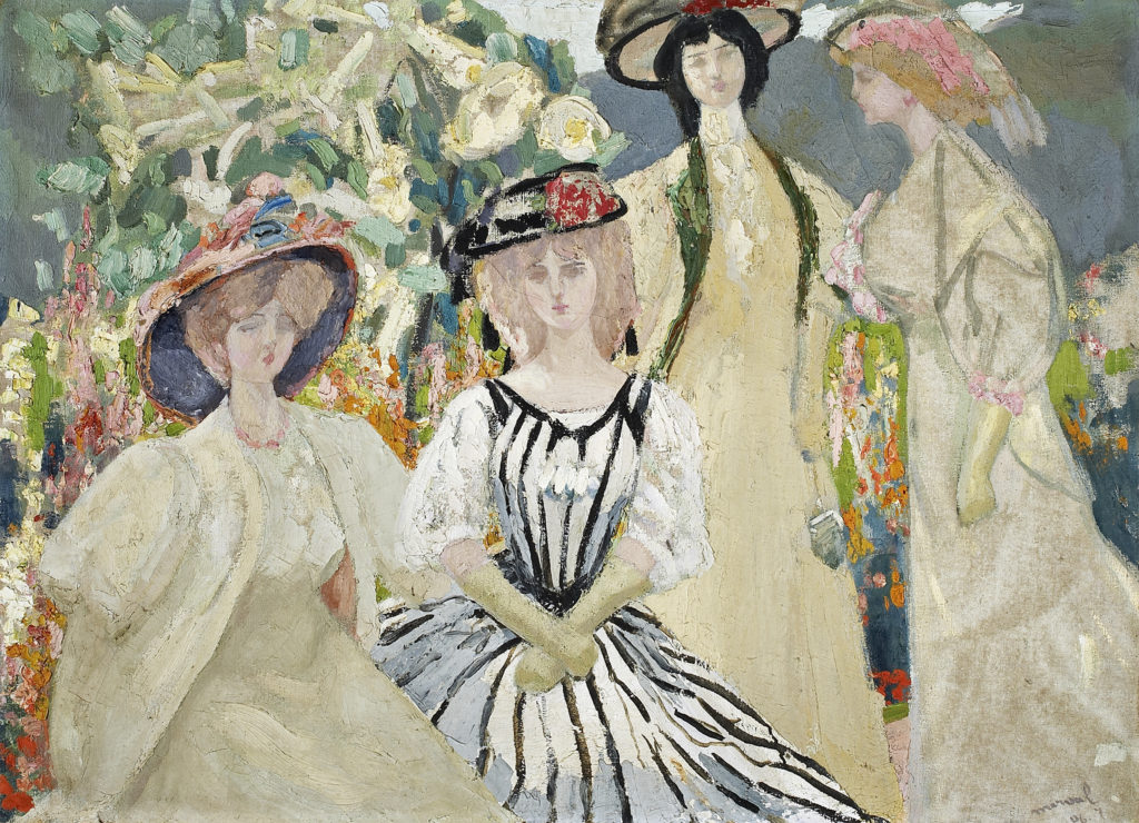 Les Neurasthéniques, Jacqueline Marval, 1906. Huile sur toile, 73 x 100 cm. Collection privée, Paris.