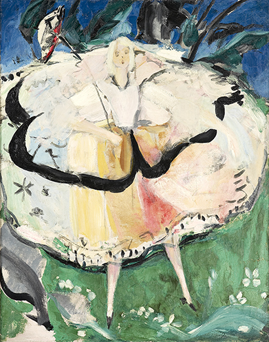 Cendrillon, Jacqueline Marval, Huile sur toile.