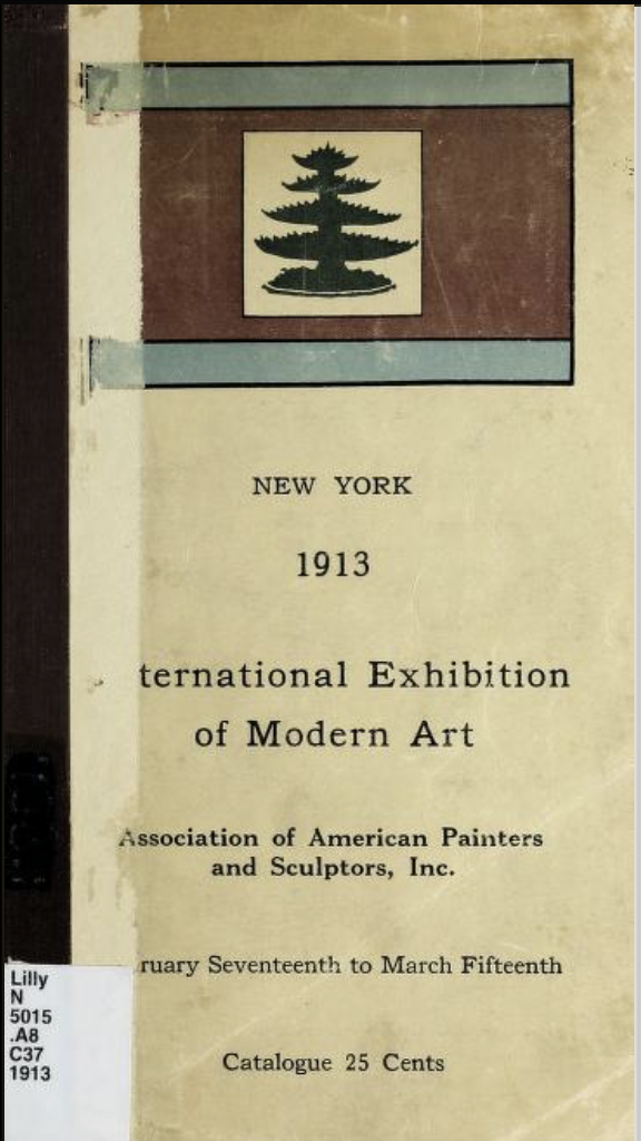 Armory Show Catalogue, New-York, 1913