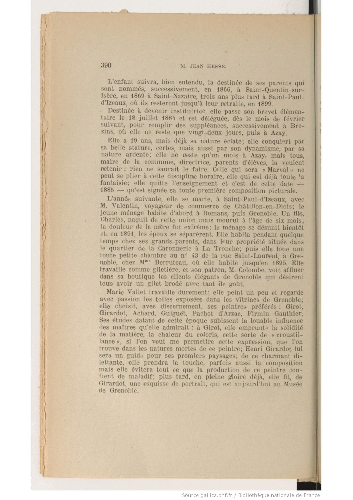 Bulletin de l'Académie Delphinale, Jean Hesse, 1946