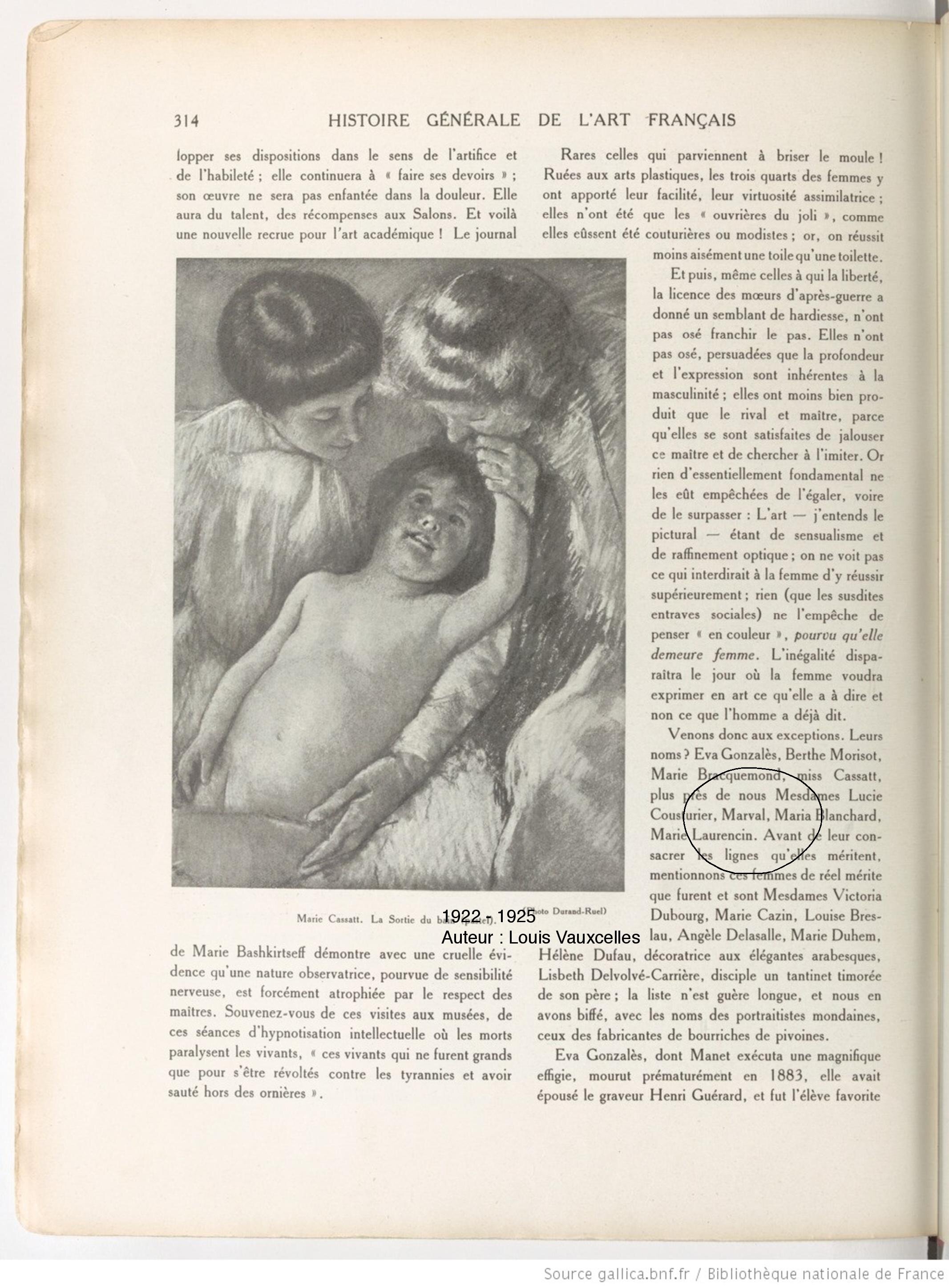 Histoire Générale de l'Art Français, Louis Vauxcelles, 1925