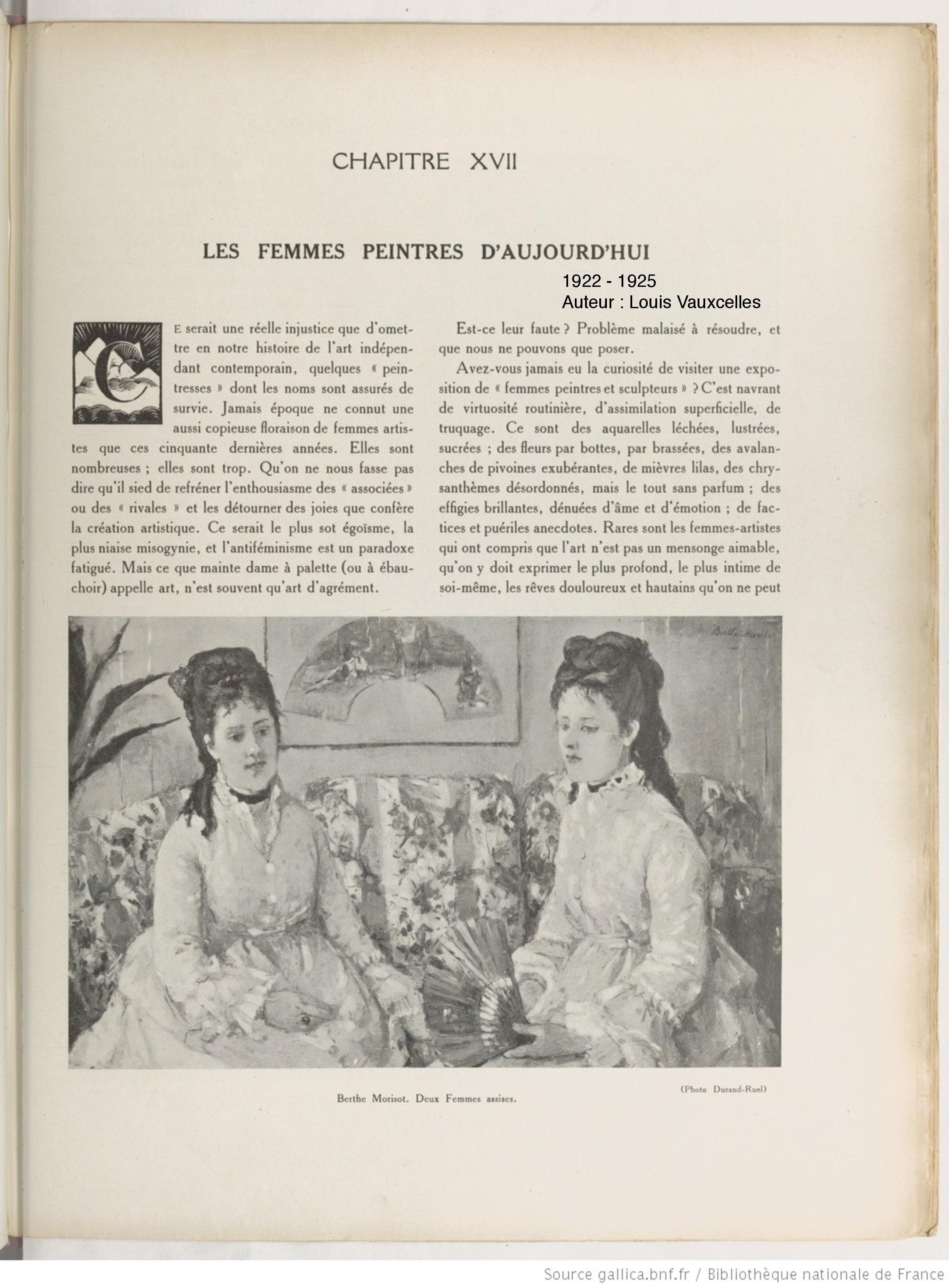Histoire Générale de l'Art Français, Louis Vauxcelles, 1925 (Copy)