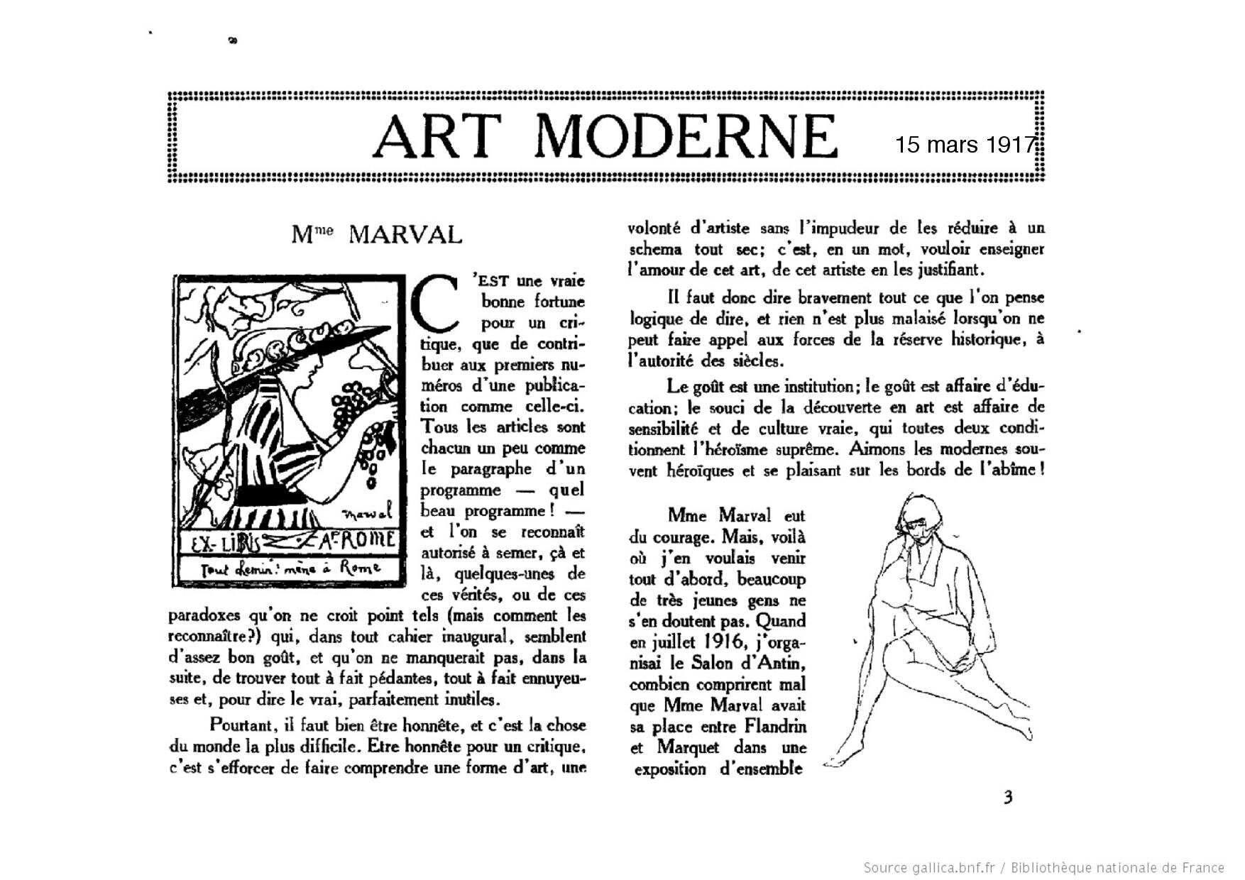 Le Carnet des Artistes, 15 mars 1917 (Copy)