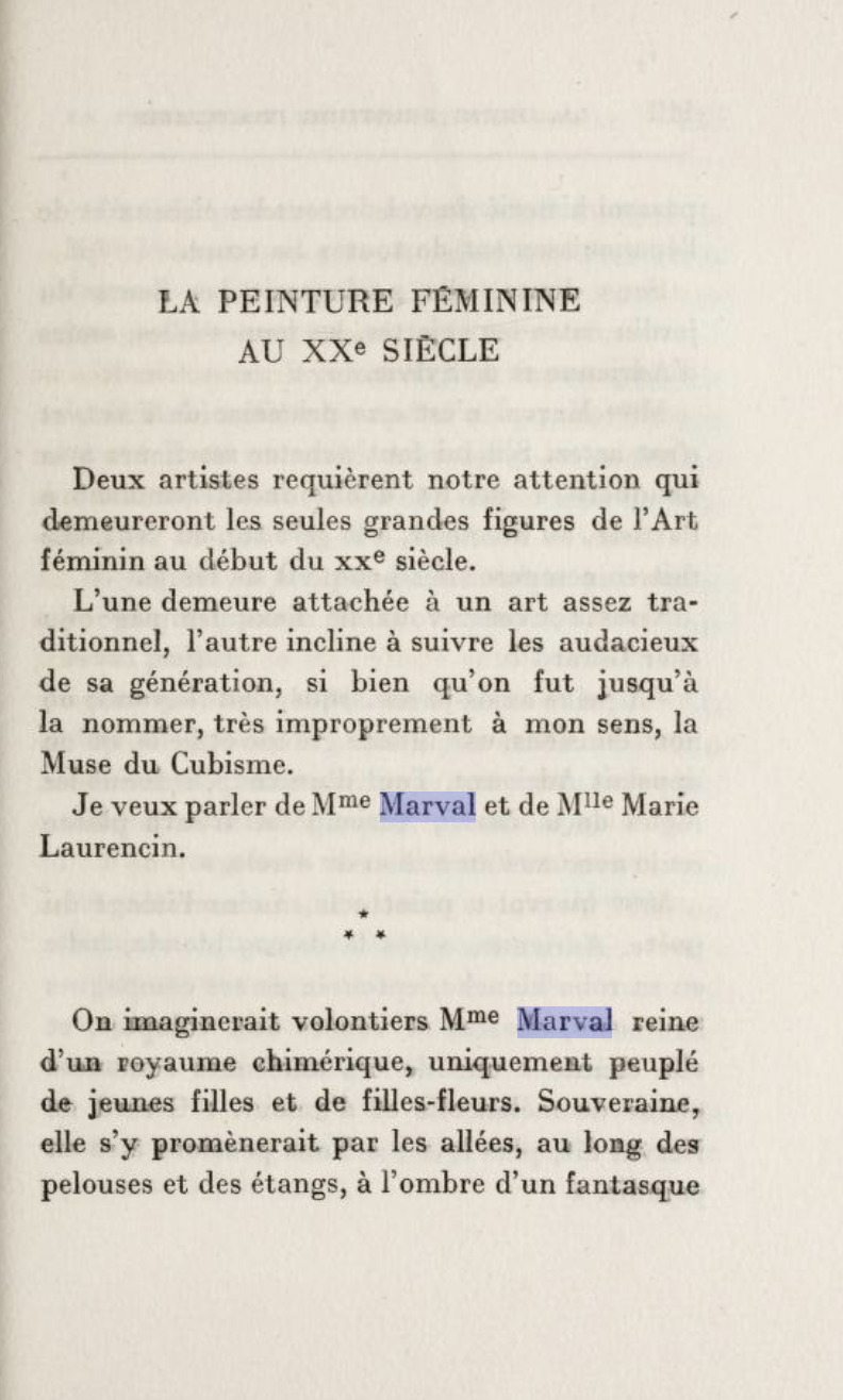 André Salmon, La Jeune Peinture Française, 1912