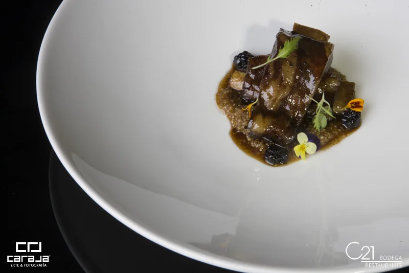 Costillar ibérico con Cremoso Quinoa