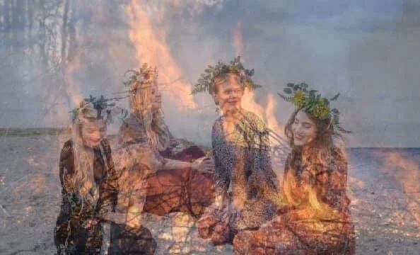 Valborgsmässoafton i Pomonadalen