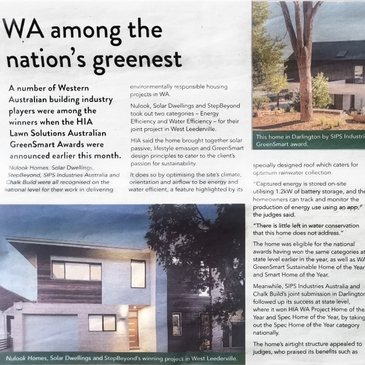 green smart award perth