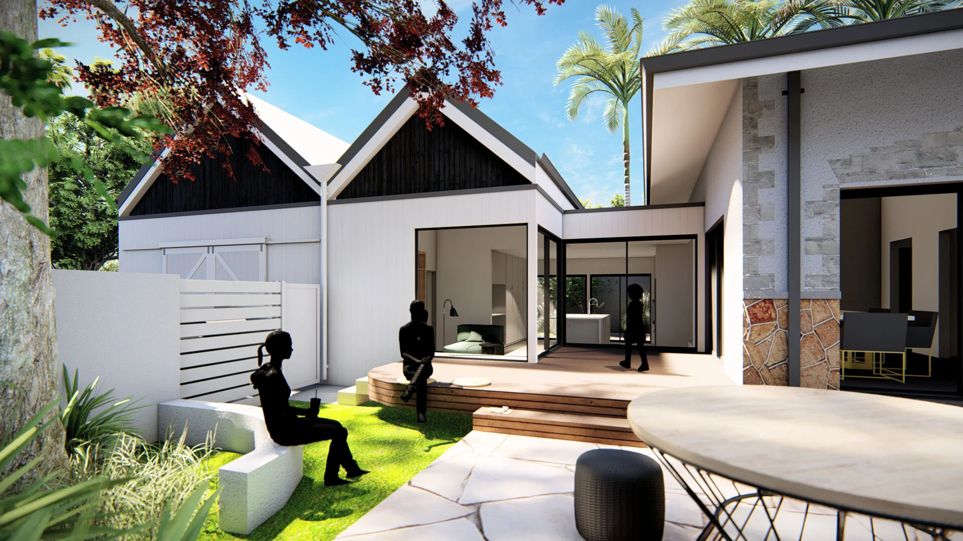 Vilminore Extension interior living spaces Bassendean