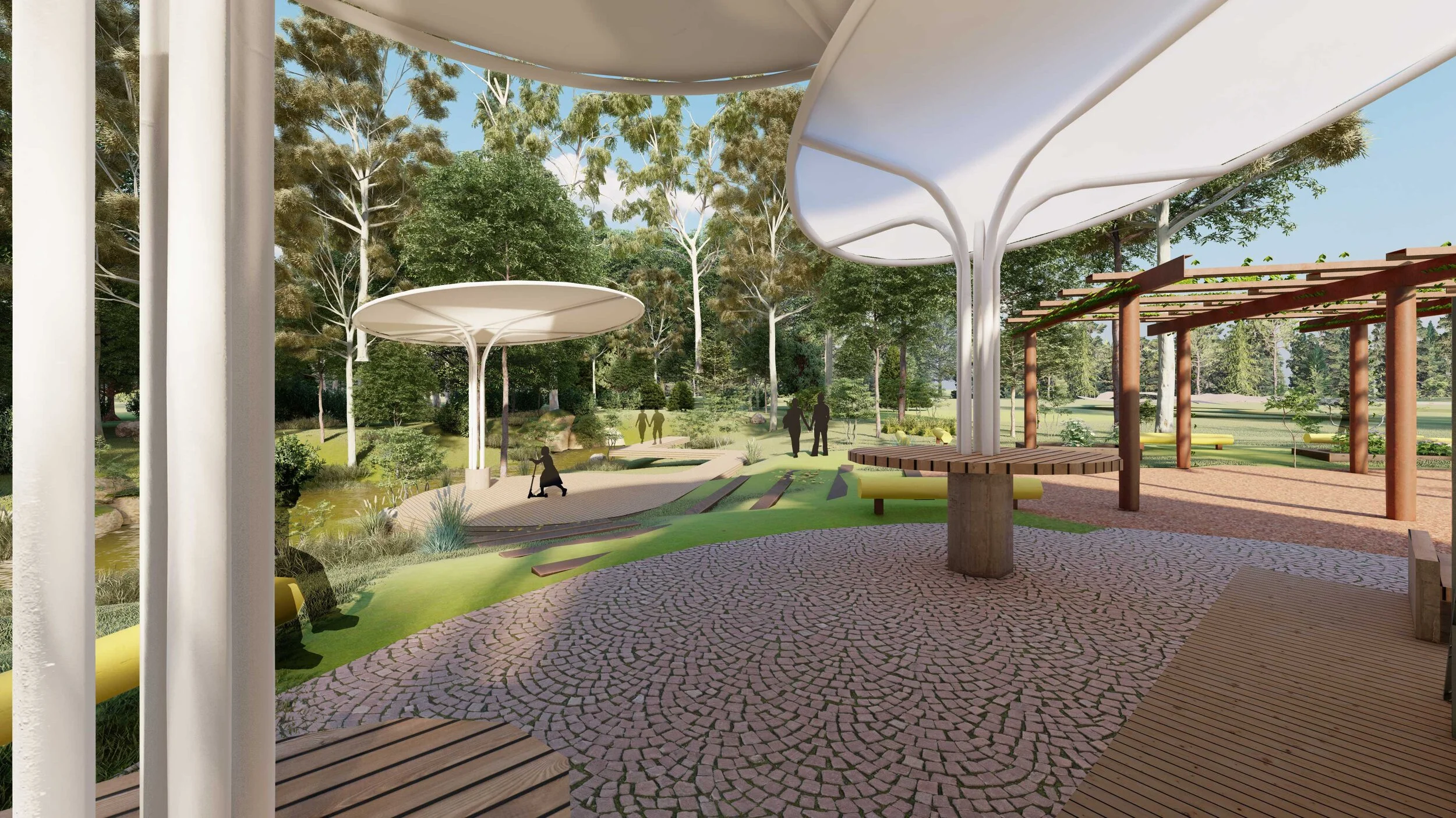 Darlington Community Garden Shelter canopy